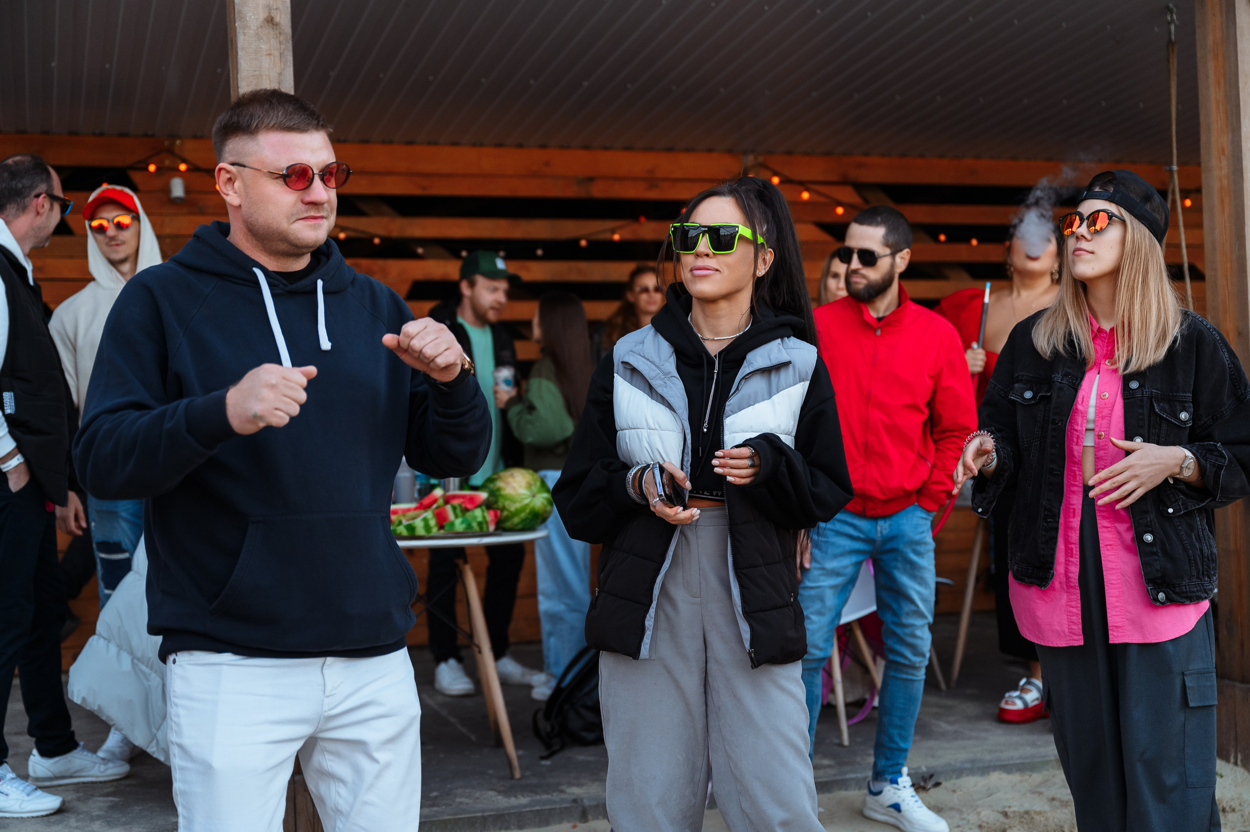 Пляжная вечеринка. Wedding and family photographer USA