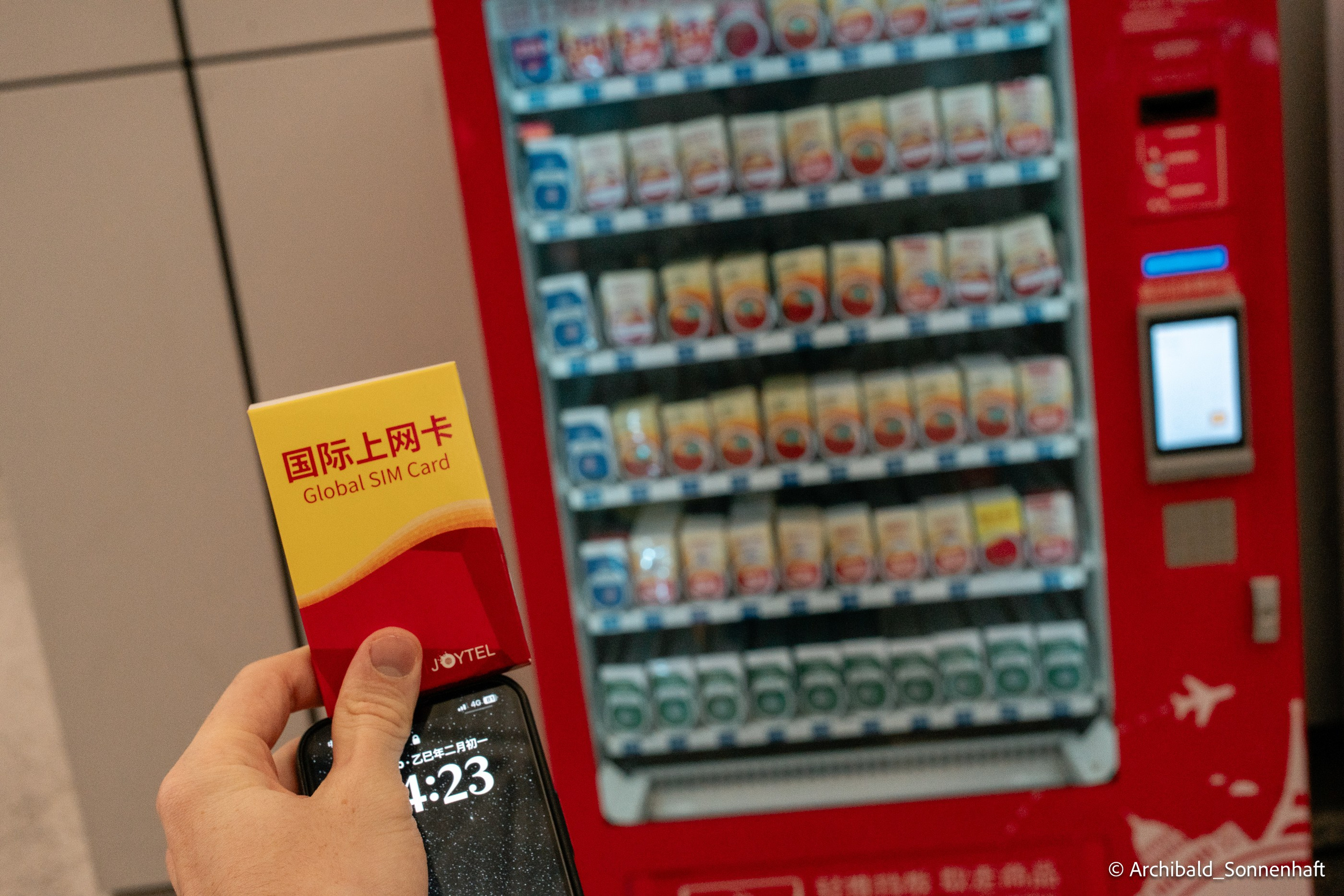 Thai monk. Photographer in Guangzhou, China. Archibald Sonnenhaft