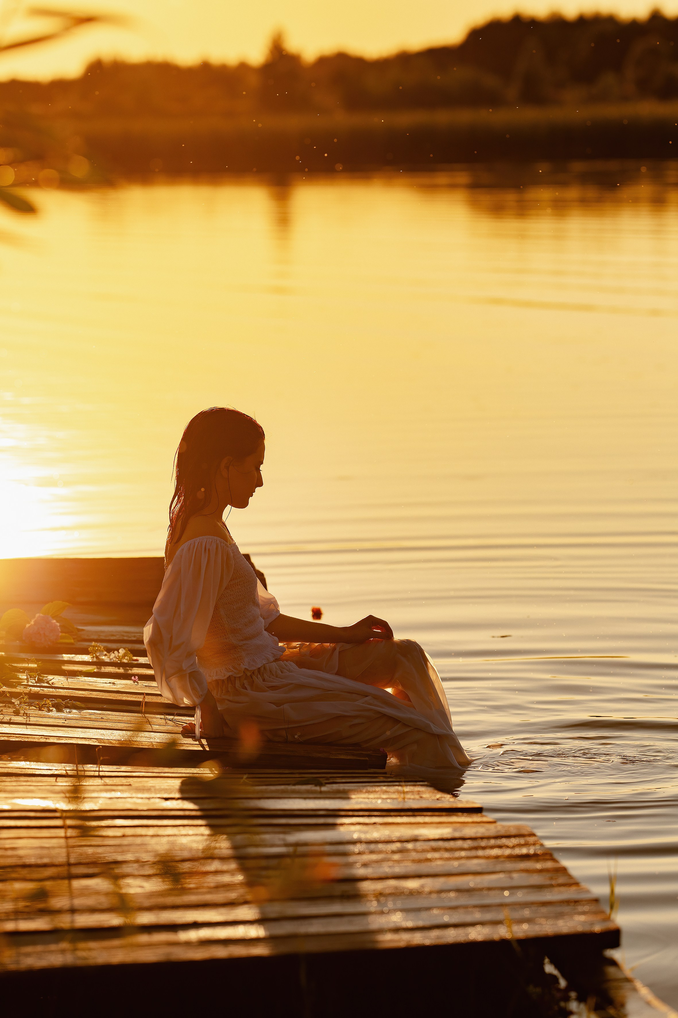Творческая съемка на озере. Фотограф Минск Елена Украинец