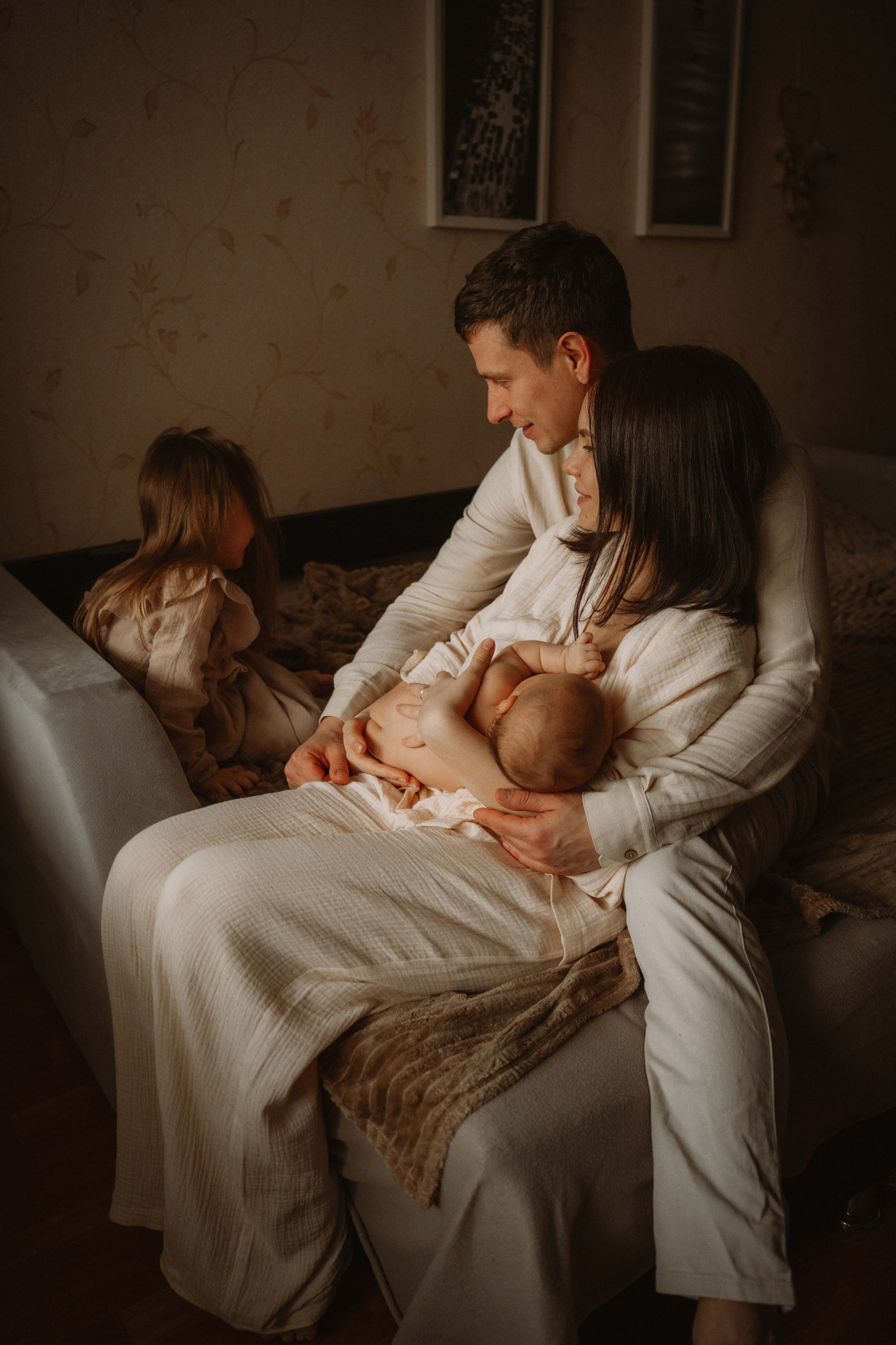 Ваня, Лера, Алиса и Кирюша. Семейный фотограф • Домашние съемки в Нижнем Новгороде