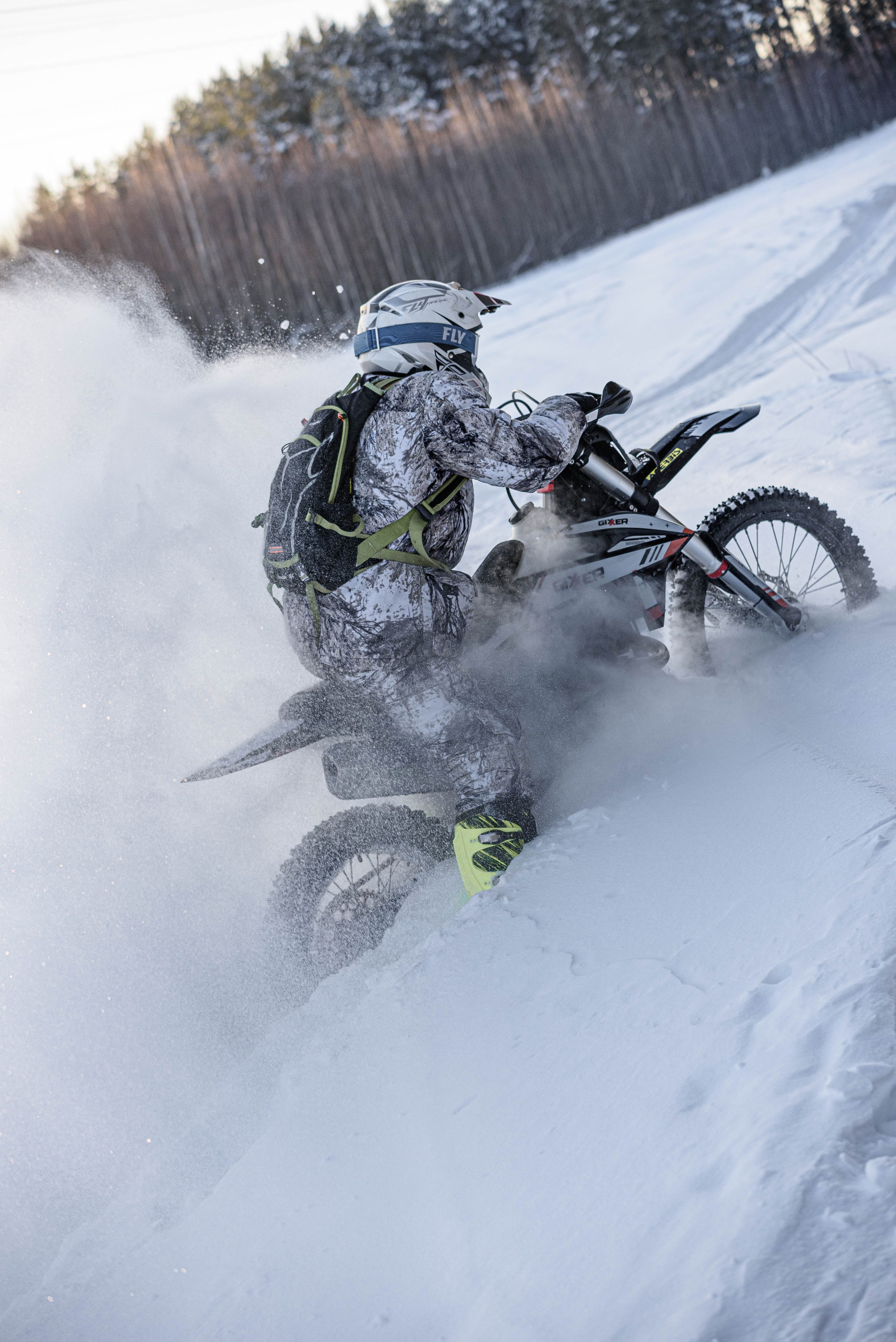 Дима. Зимний прохват. Мотофотограф в Нижнем Новгороде Динара Зуйкова