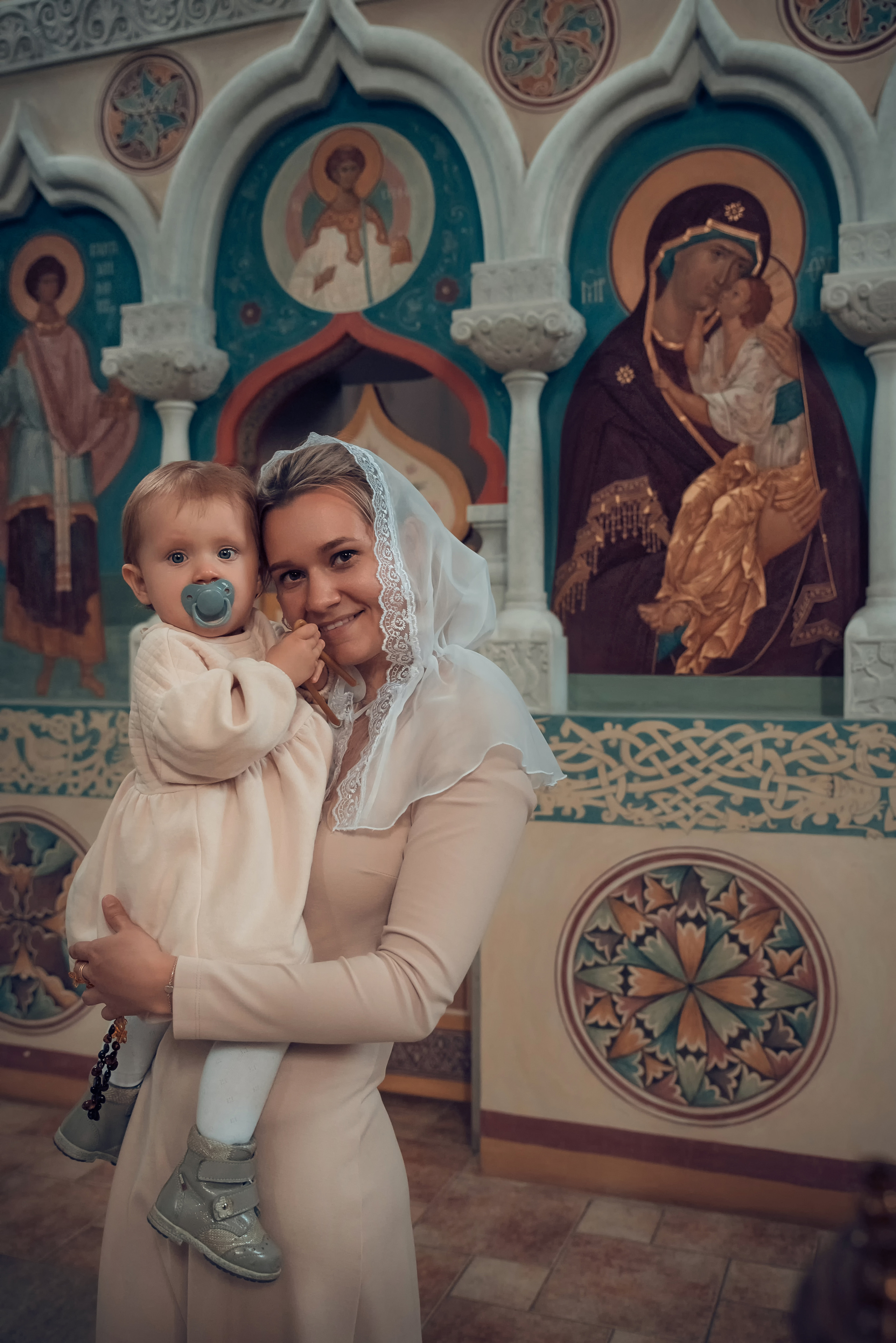 Таинство Крещения Церковь иконы Божией Матери Всецарица. Семейный фотограф Олеся Батурина Рязань