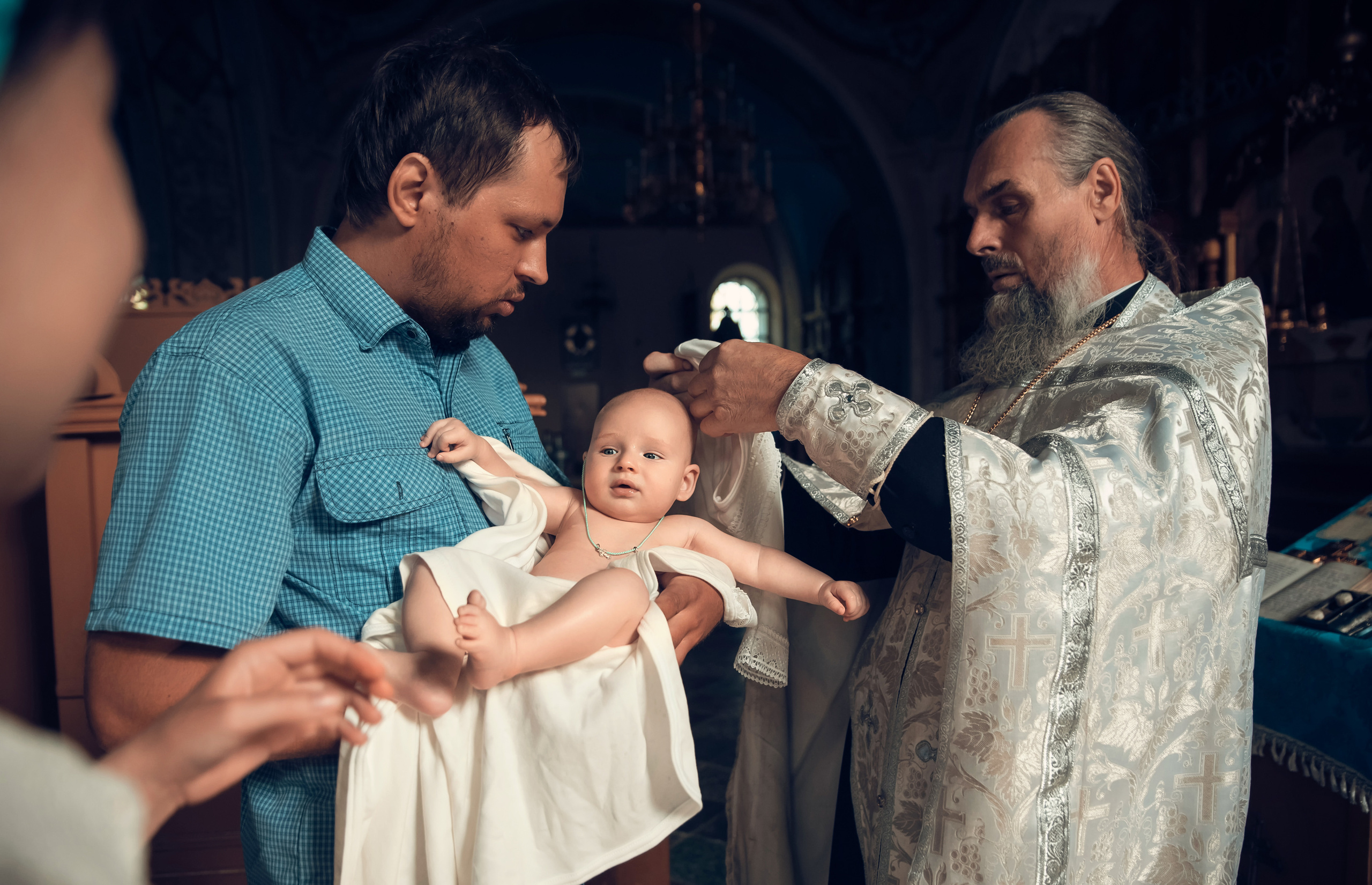 Таинство Крещения Церковь Рождества Пресвятой Богородицы. Семейный фотограф Олеся Батурина Рязань
