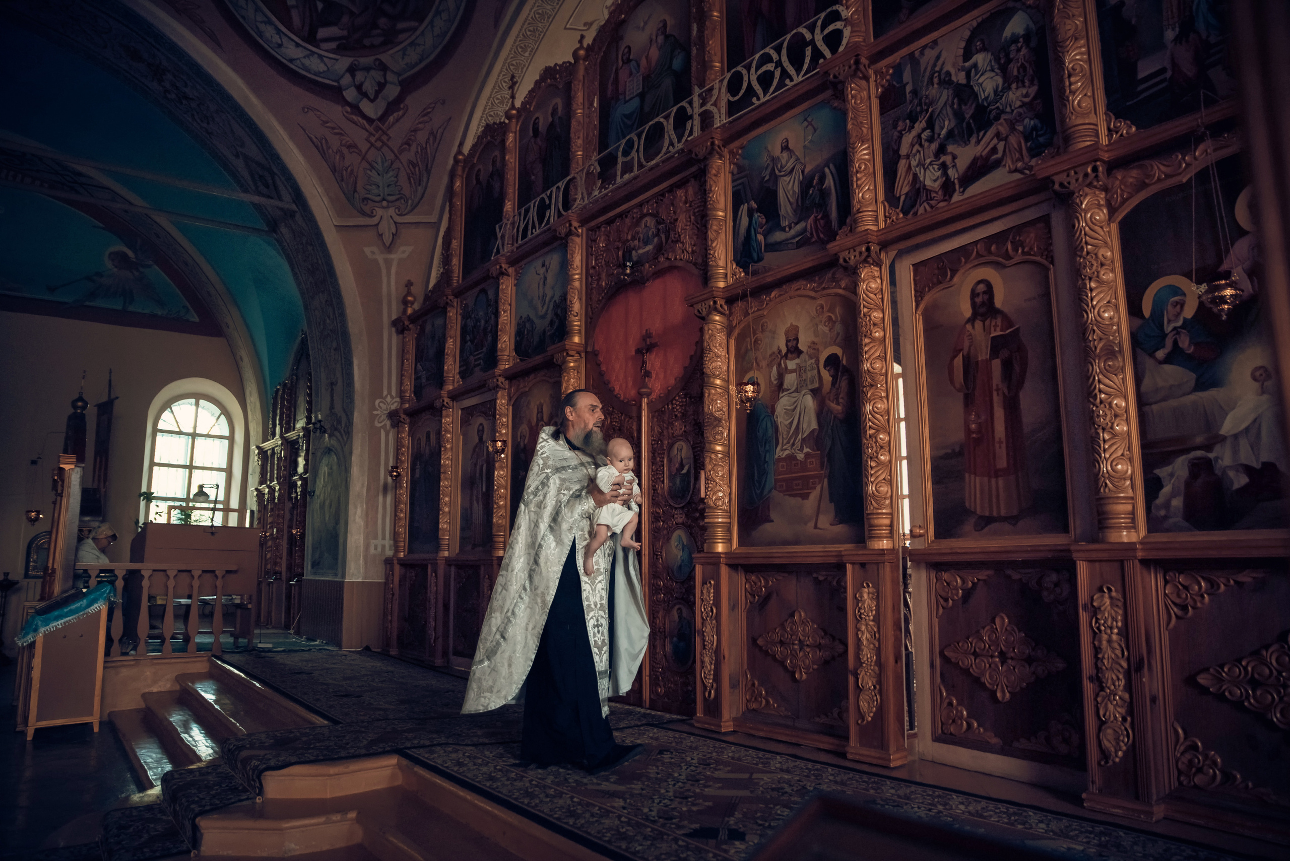 Таинство Крещения Церковь Рождества Пресвятой Богородицы. Семейный фотограф Олеся Батурина Рязань