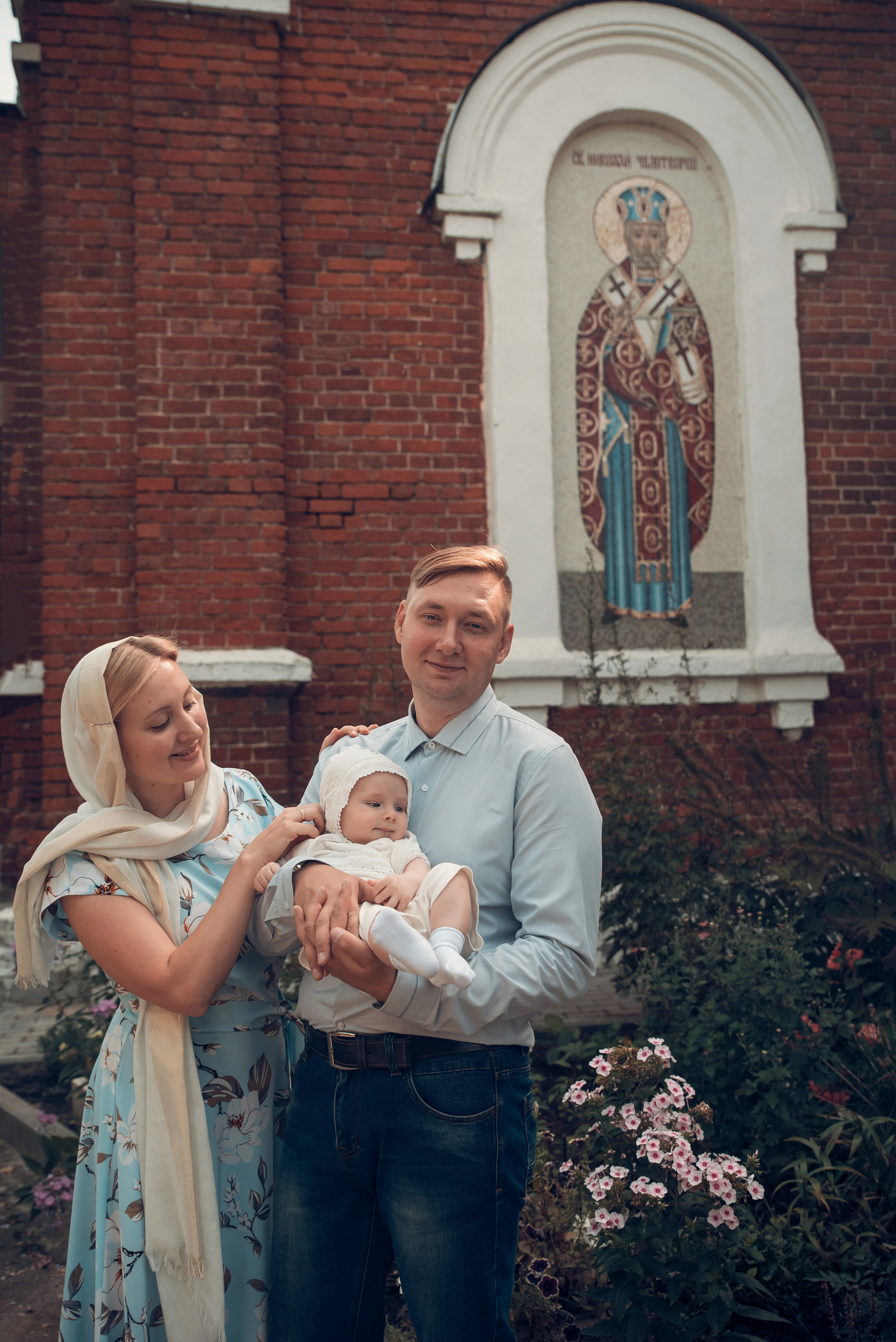 Таинство Крещения Церковь Рождества Пресвятой Богородицы. Семейный фотограф Олеся Батурина Рязань