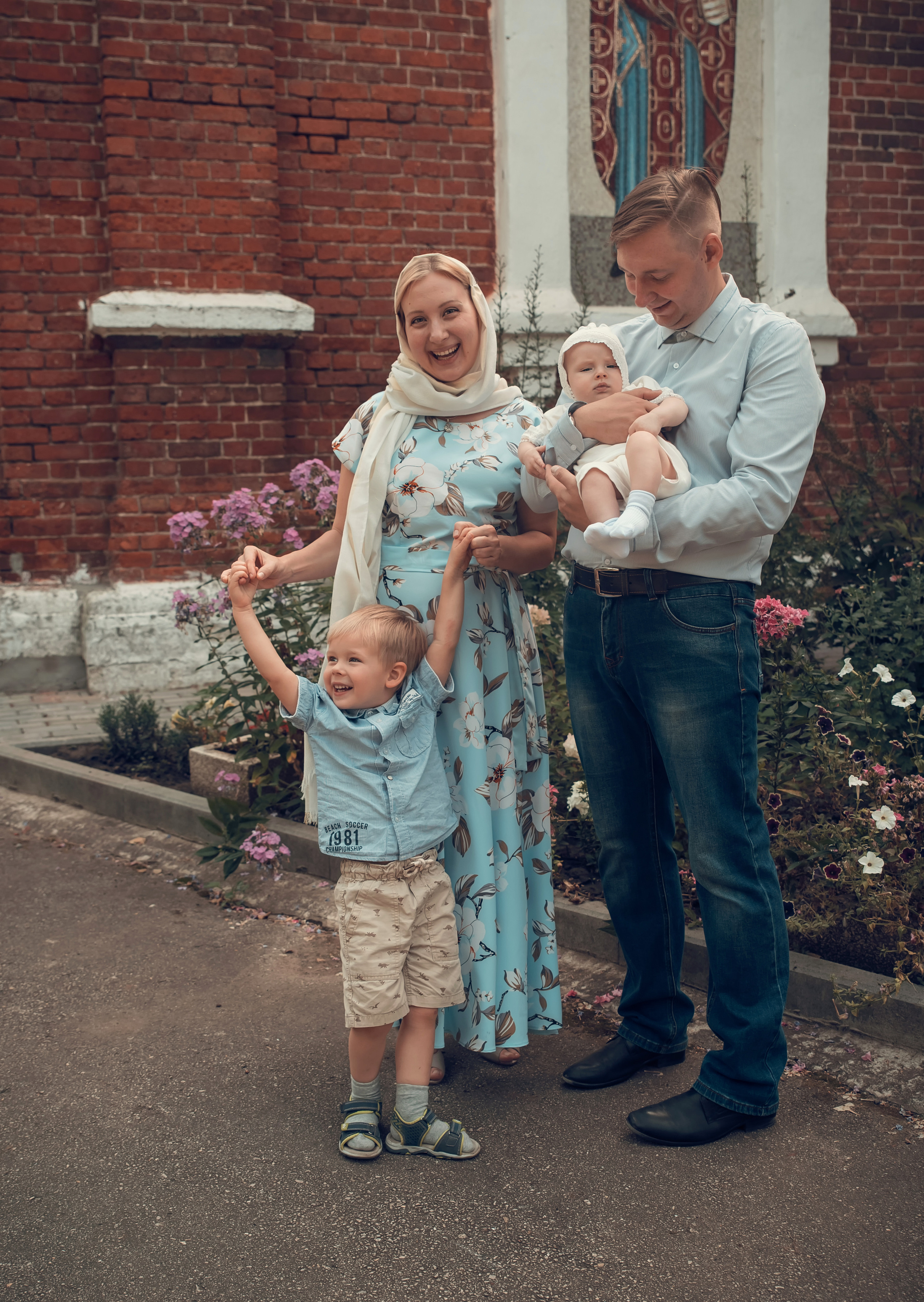 Таинство Крещения Церковь Рождества Пресвятой Богородицы. Семейный фотограф Олеся Батурина Рязань