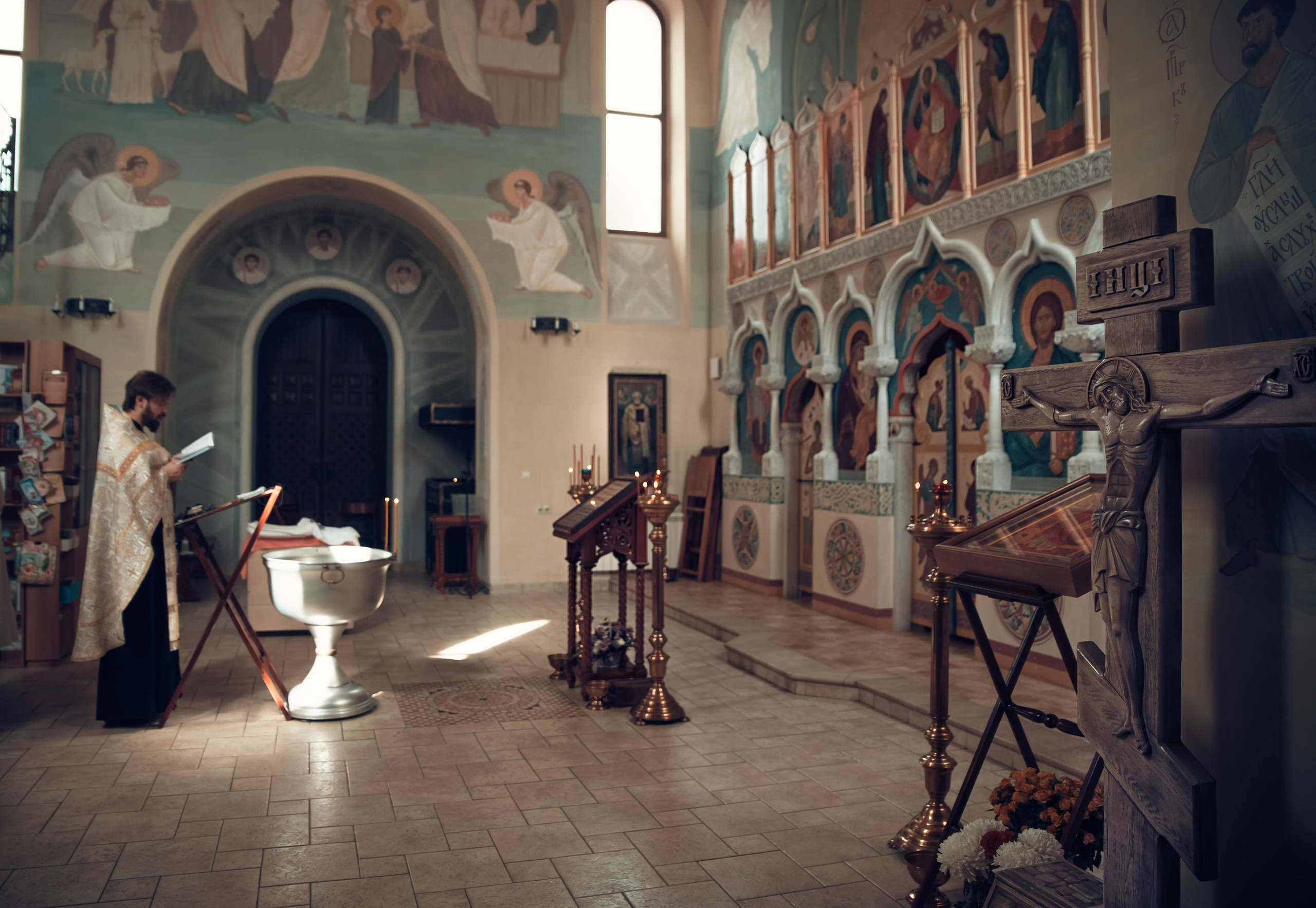 Таинство Крещения Церковь иконы Божией Матери Всецарица. Семейный фотограф Олеся Батурина Рязань