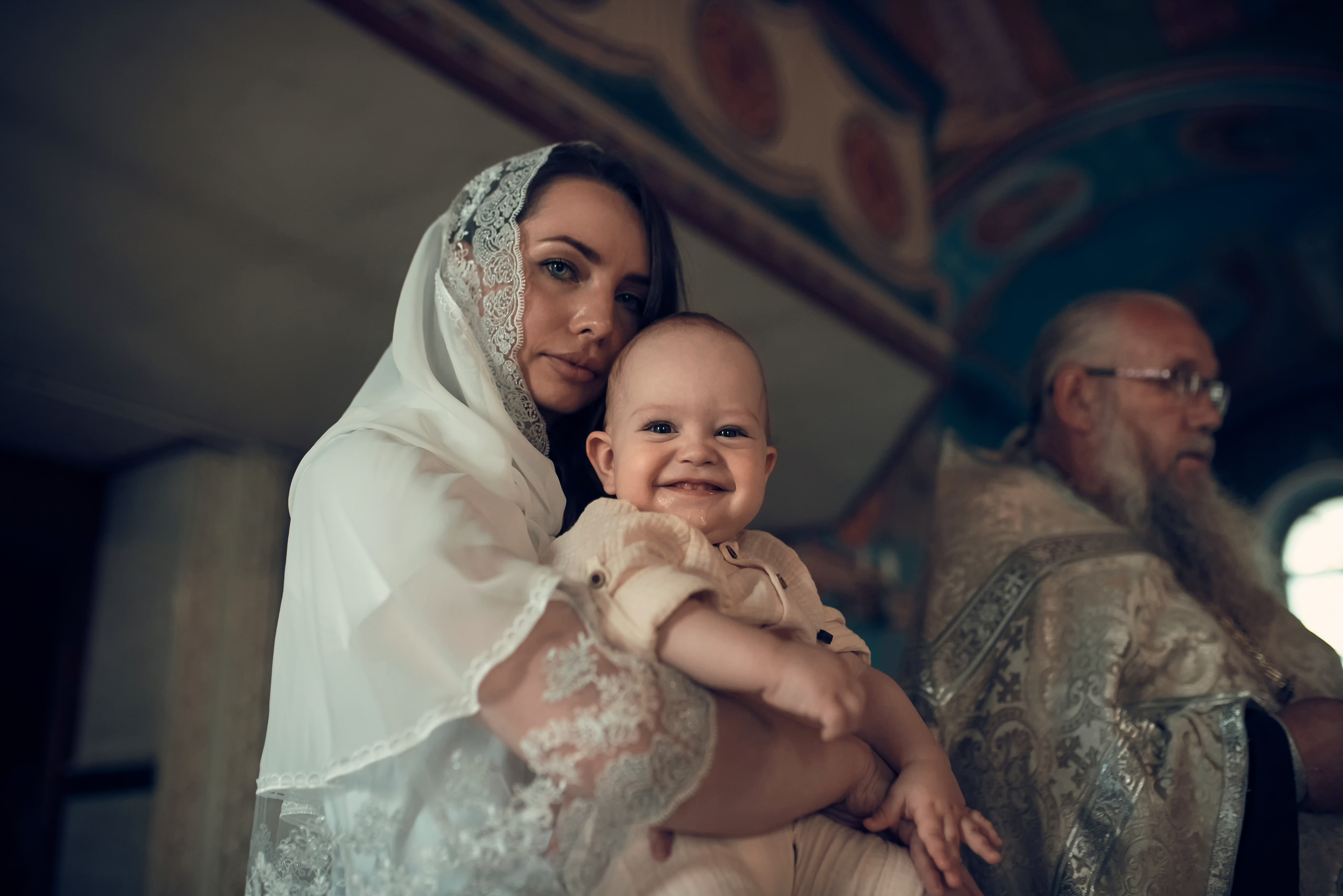 Таинство Крещения Церковь Николая Чудотворца (рыбное). Семейный фотограф Олеся Батурина Рязань