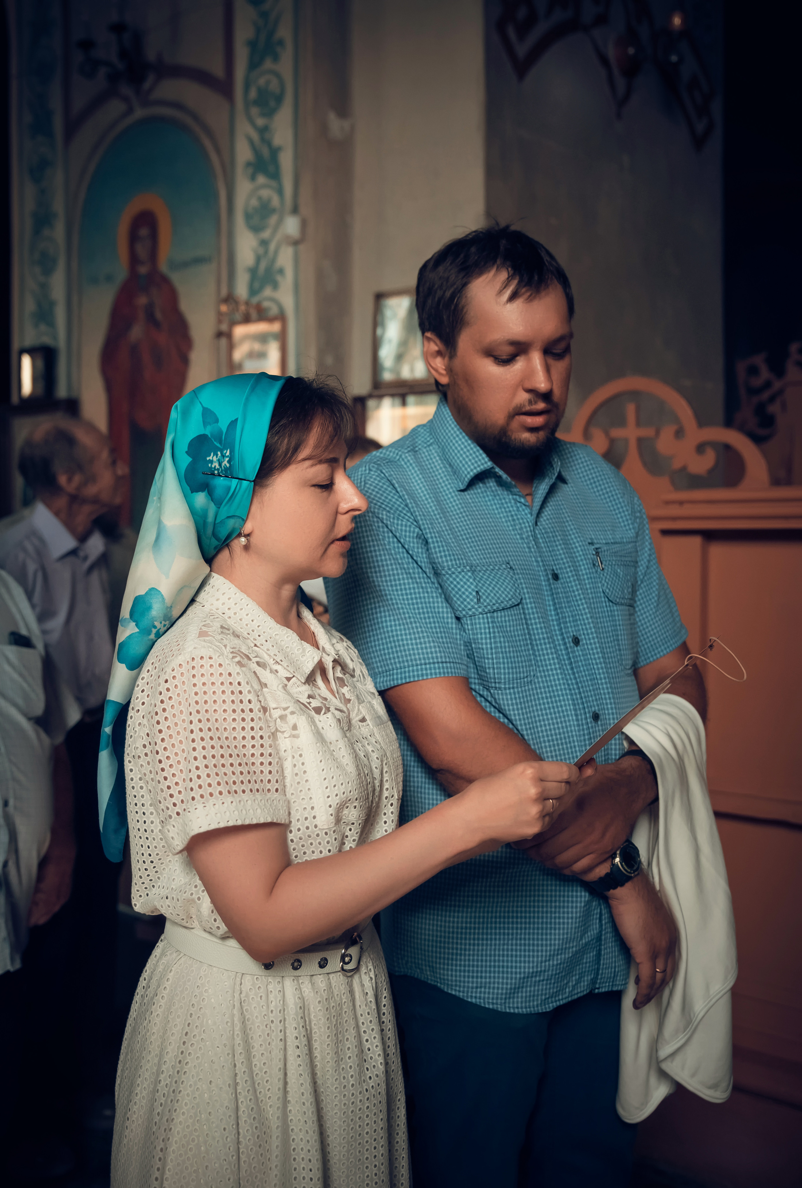 Таинство Крещения Церковь Рождества Пресвятой Богородицы. Семейный фотограф Олеся Батурина Рязань