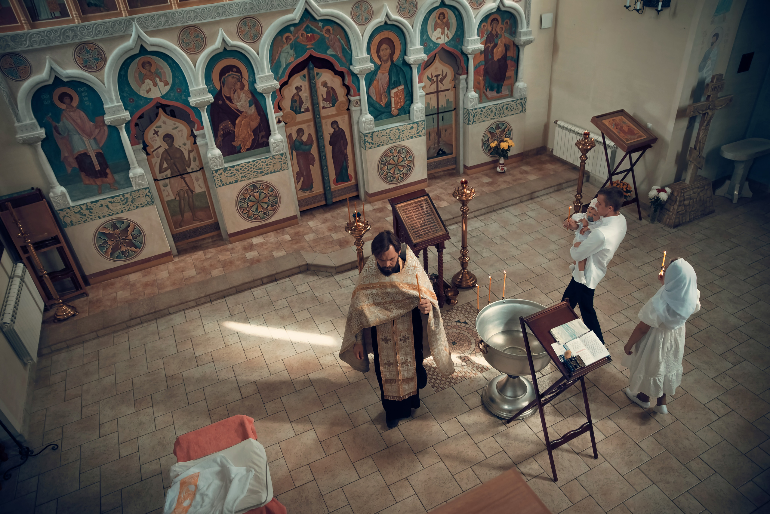 Таинство Крещения Церковь иконы Божией Матери Всецарица. Семейный фотограф Олеся Батурина Рязань