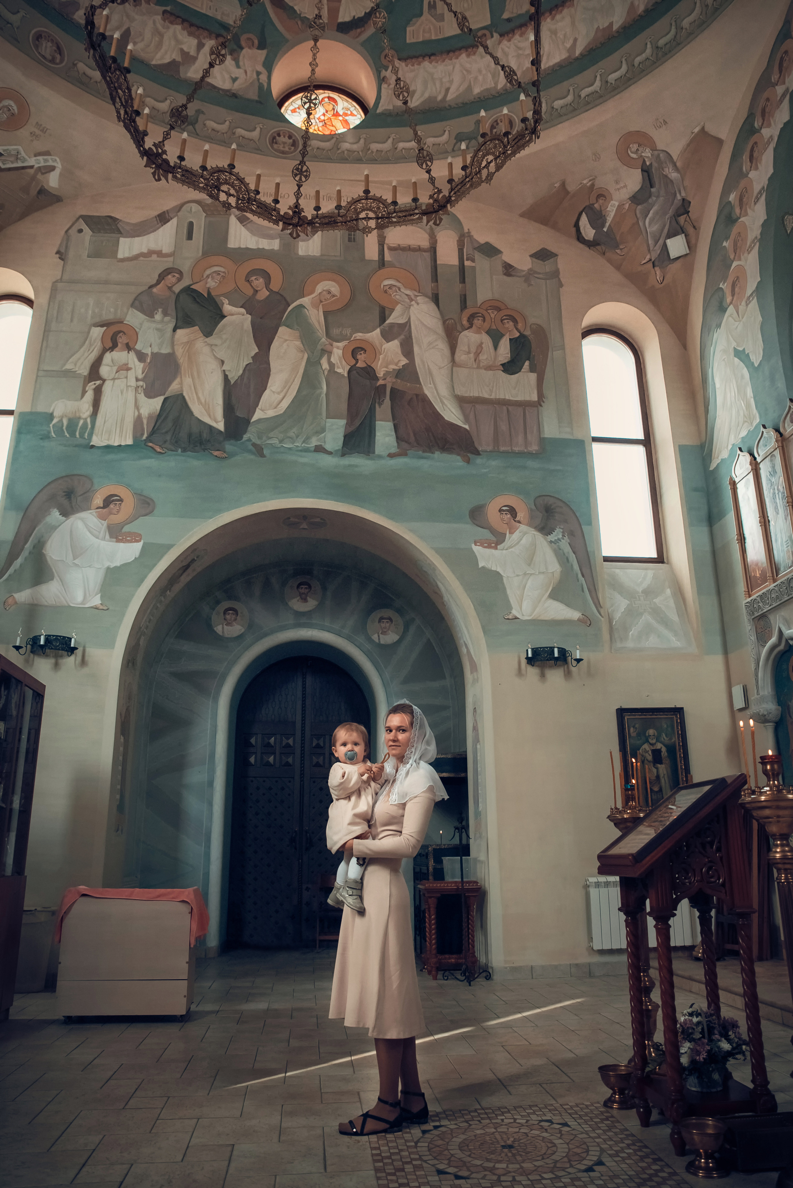 Таинство Крещения Церковь иконы Божией Матери Всецарица. Семейный фотограф Олеся Батурина Рязань