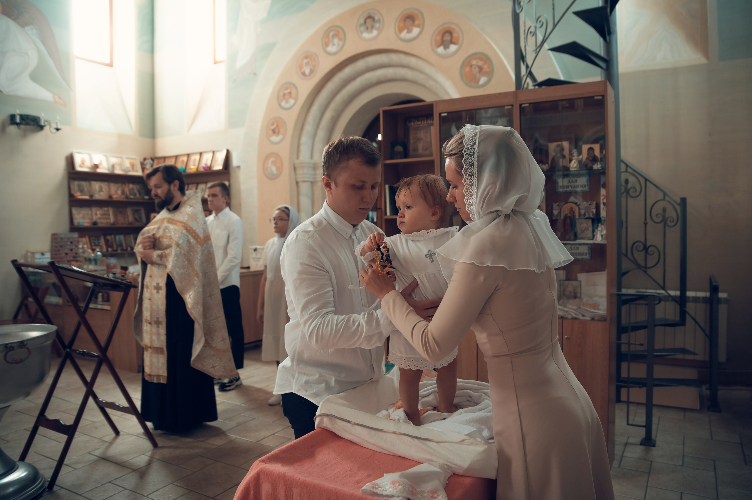 Таинство Крещения Церковь иконы Божией Матери Всецарица. Семейный фотограф Олеся Батурина Рязань