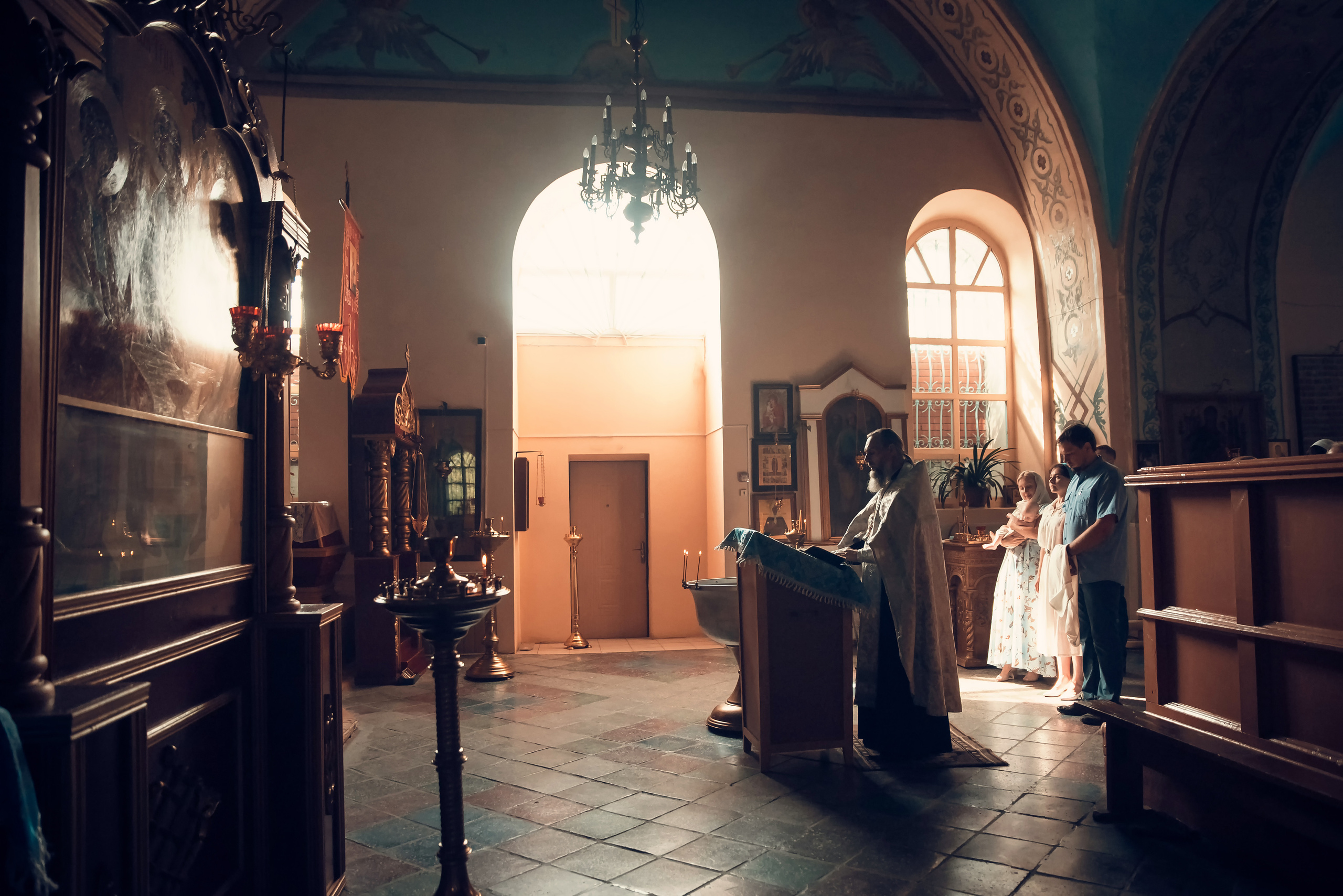 Таинство Крещения Церковь Рождества Пресвятой Богородицы. Семейный фотограф Олеся Батурина Рязань