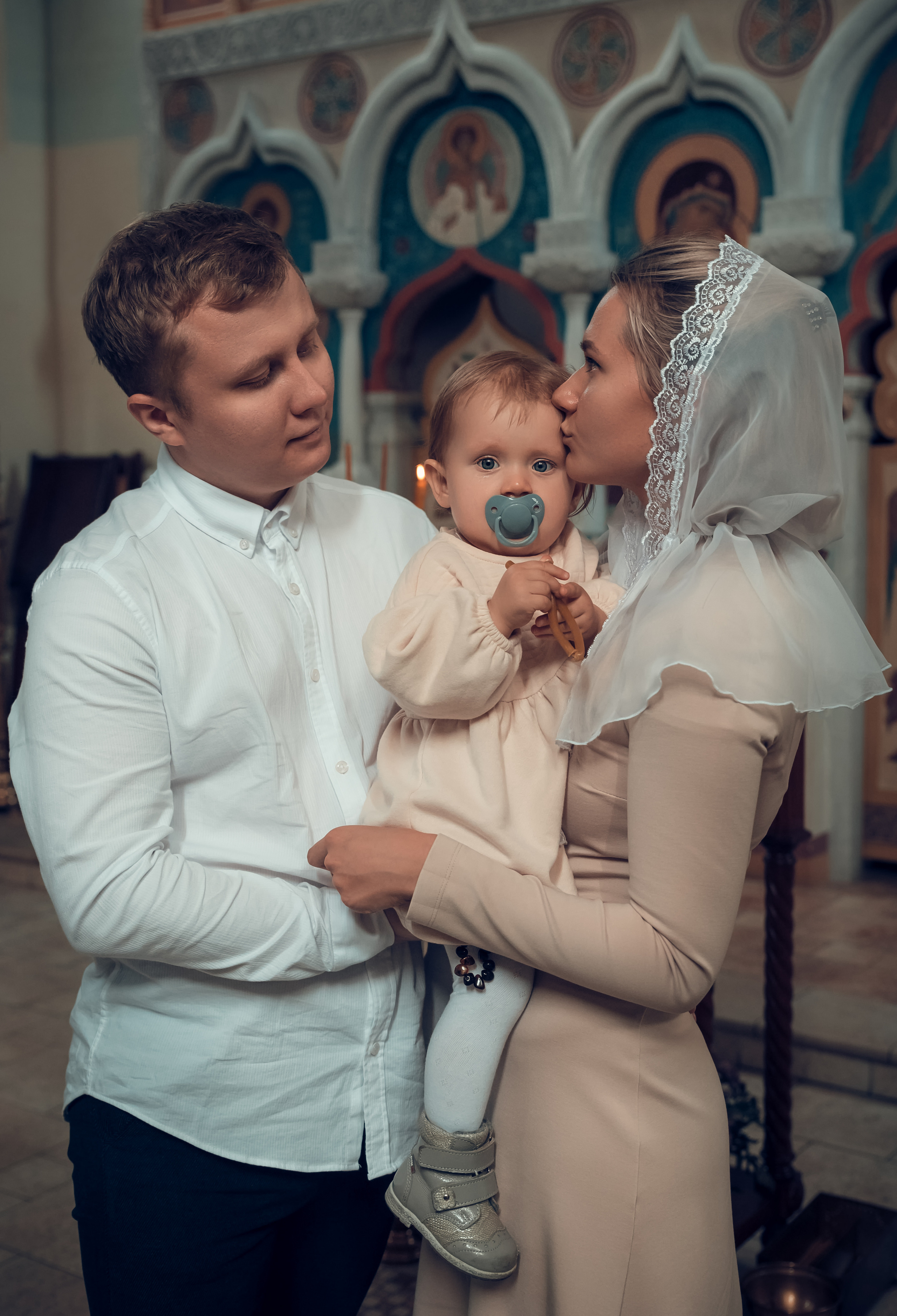 Таинство Крещения Церковь иконы Божией Матери Всецарица. Семейный фотограф Олеся Батурина Рязань