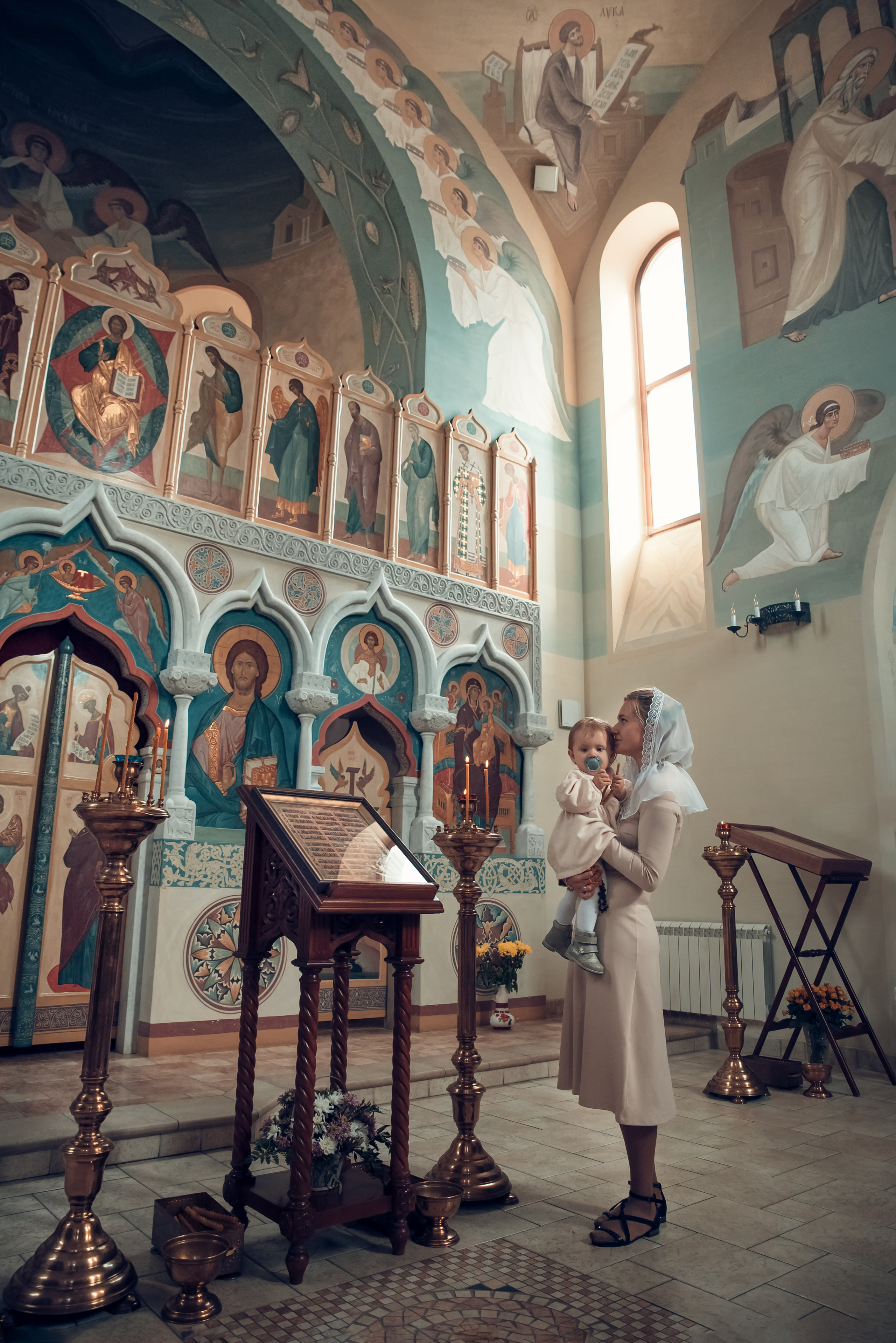 Таинство Крещения Церковь иконы Божией Матери Всецарица. Семейный фотограф Олеся Батурина Рязань