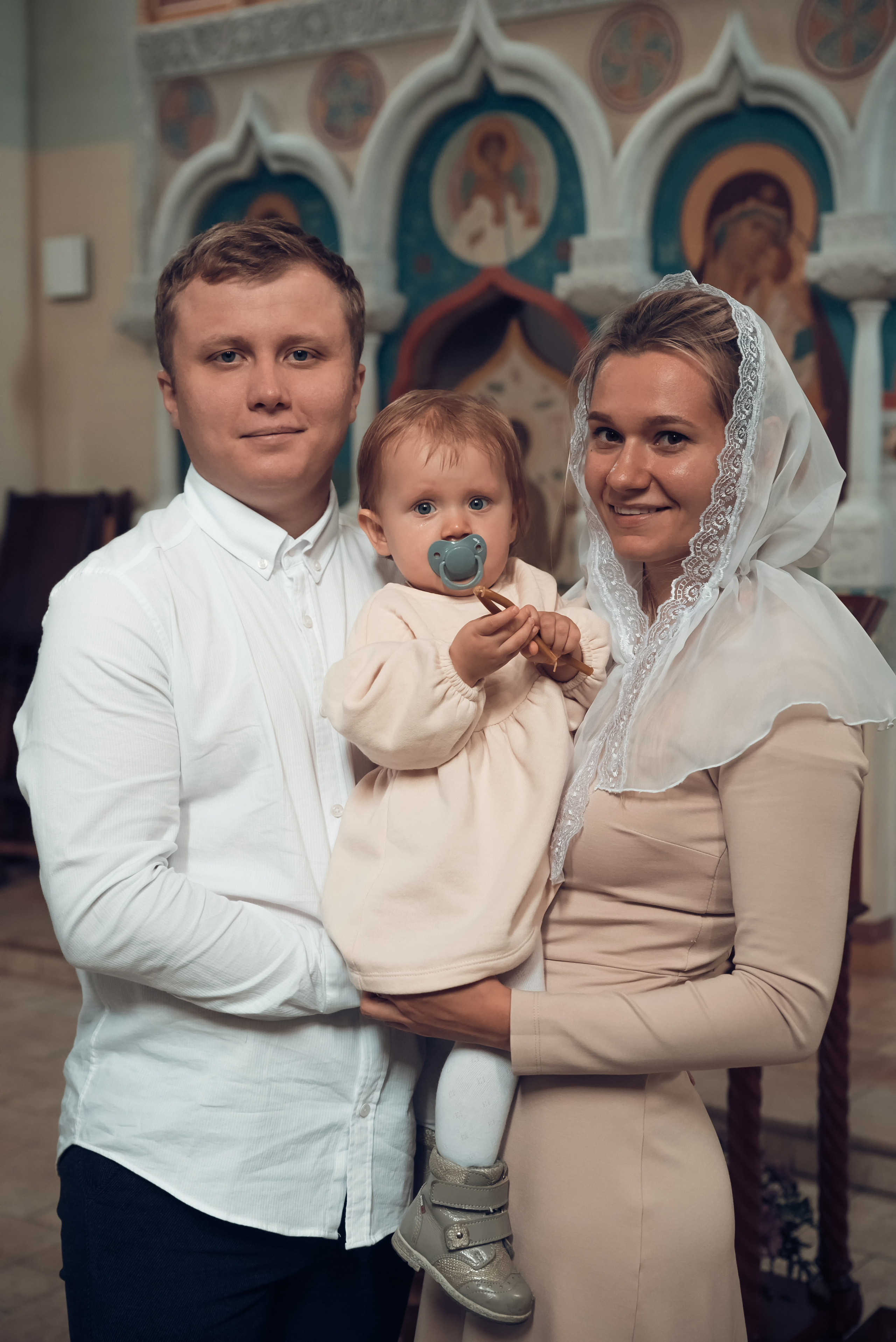 Таинство Крещения Церковь иконы Божией Матери Всецарица. Семейный фотограф Олеся Батурина Рязань