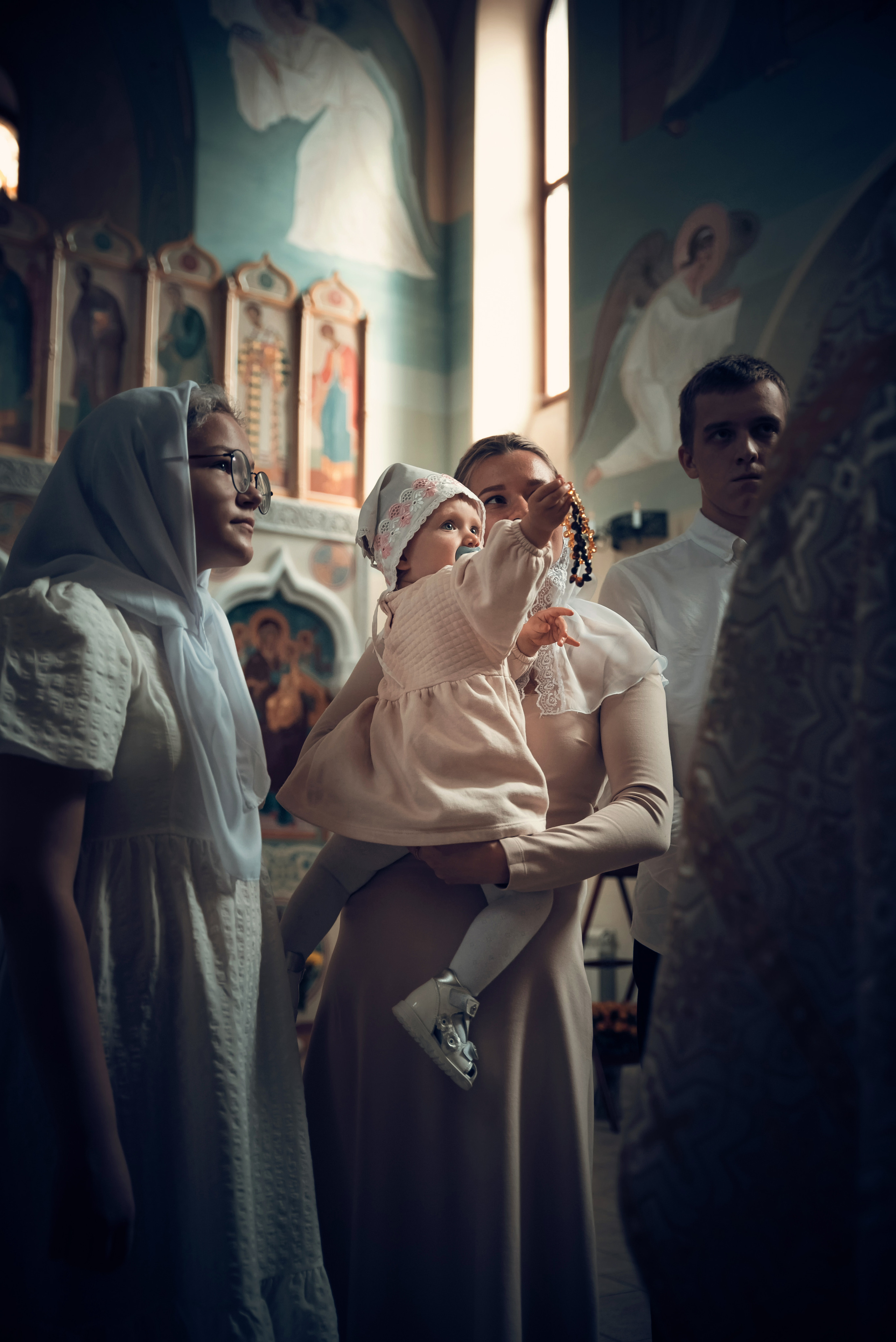 Таинство Крещения Церковь иконы Божией Матери Всецарица. Семейный фотограф Олеся Батурина Рязань