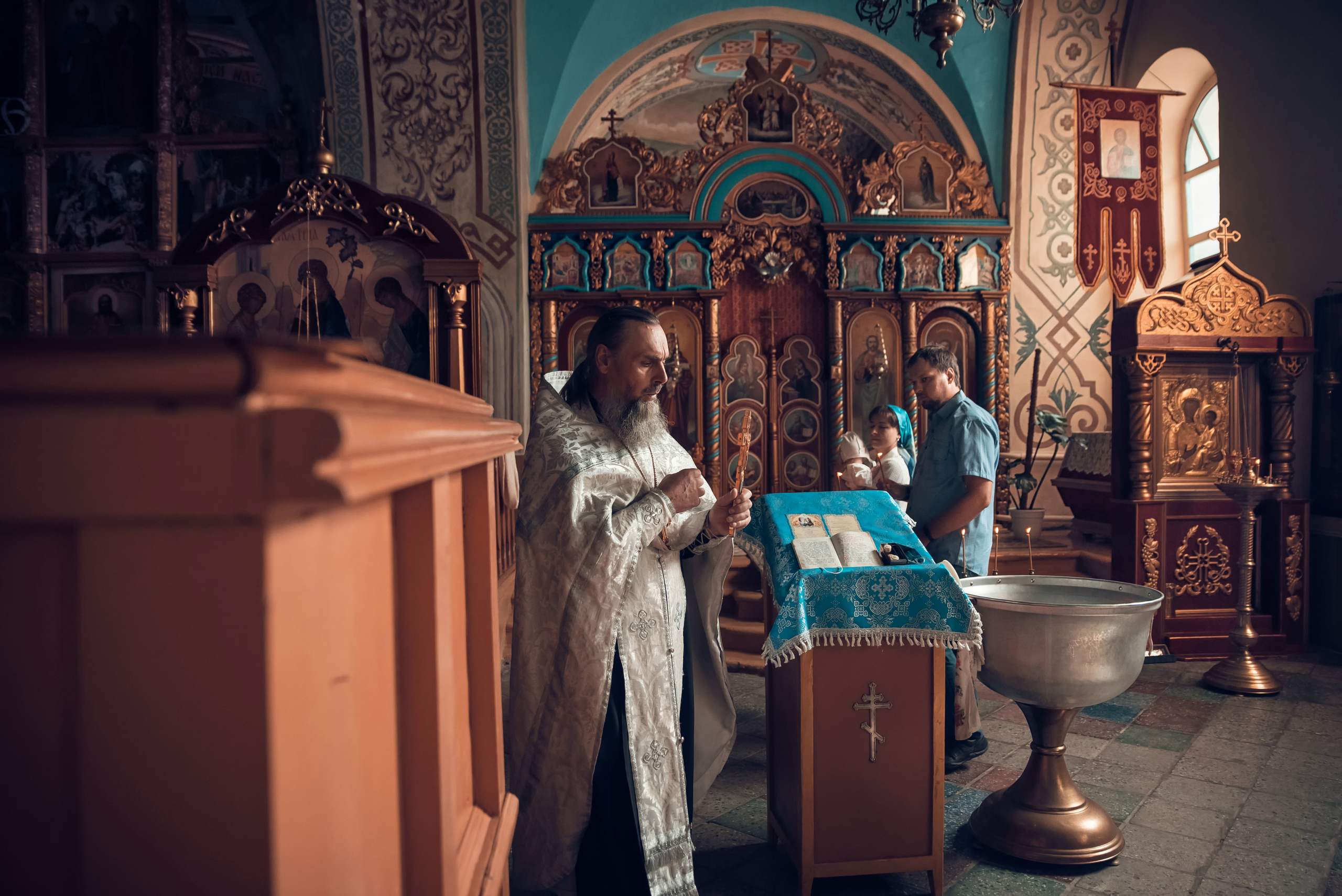 Таинство Крещения Церковь Рождества Пресвятой Богородицы. Семейный фотограф Олеся Батурина Рязань