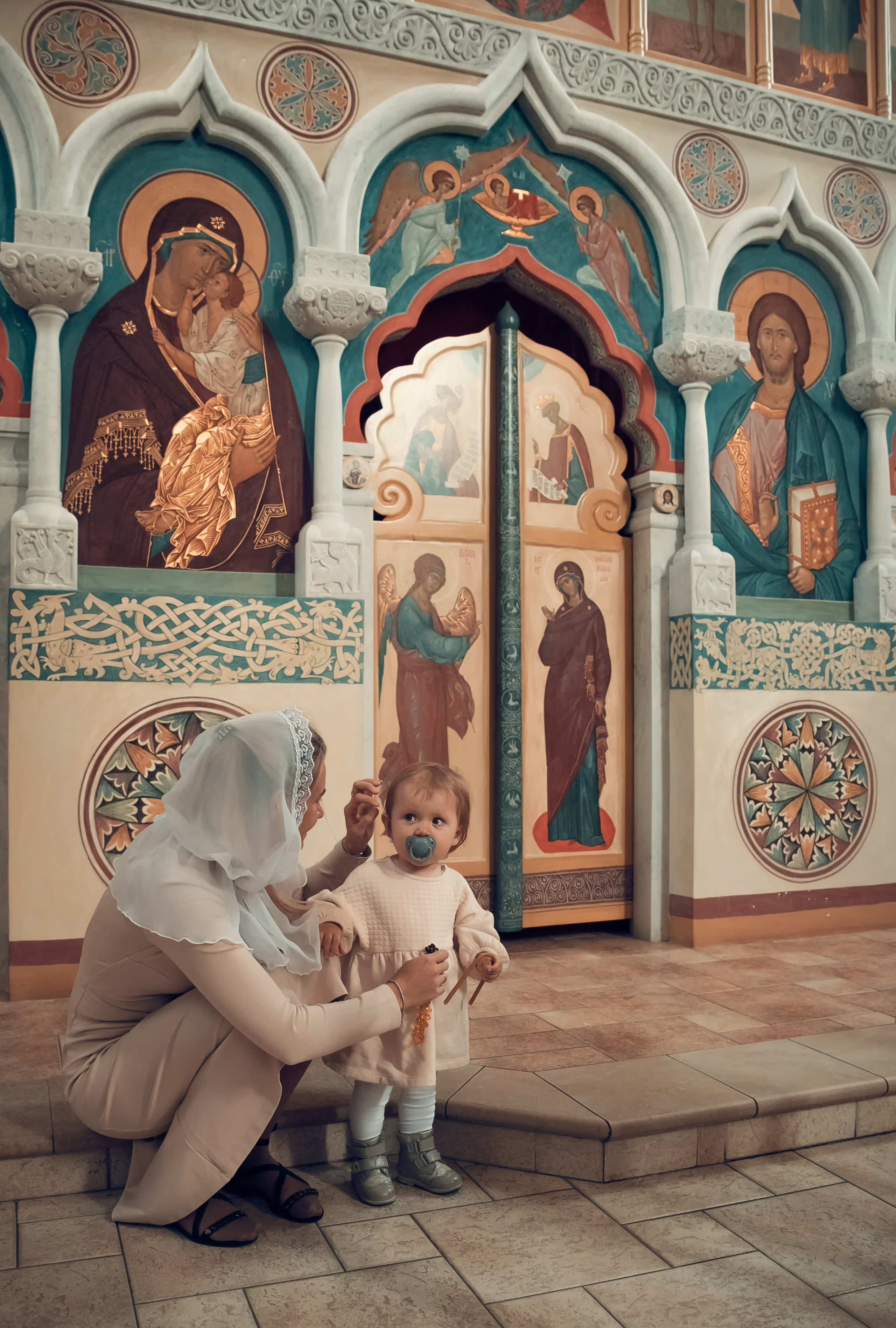 Таинство Крещения Церковь иконы Божией Матери Всецарица. Семейный фотограф Олеся Батурина Рязань