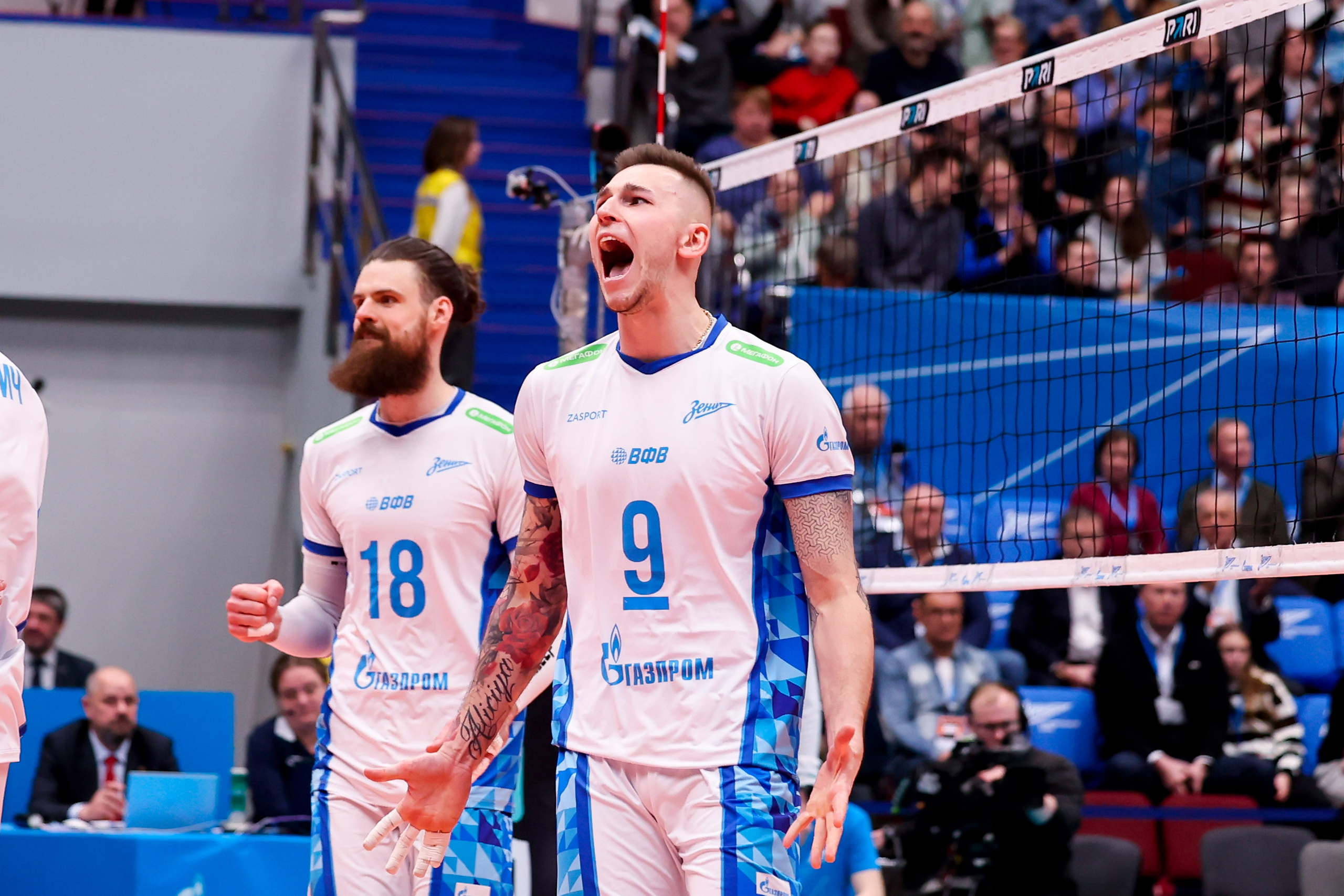 ВК Зенит — ВК Белогорье 08.04.2025. Спортивный и репортажный фотограф Антон Тереханов