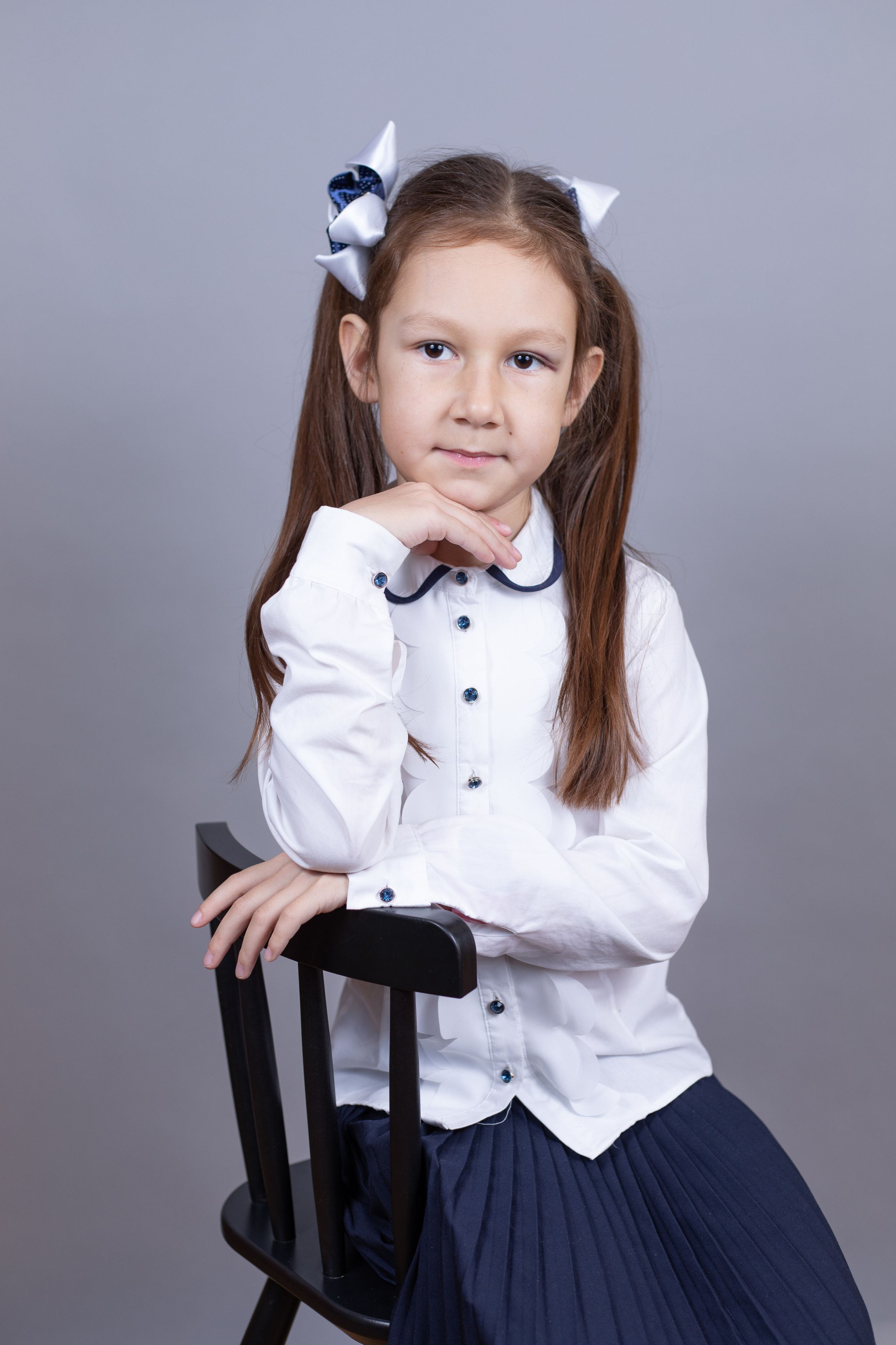 Портреты. Первоклашки. Школьный и детский фотограф в Южно-Сахалинске Анастасия Лескова