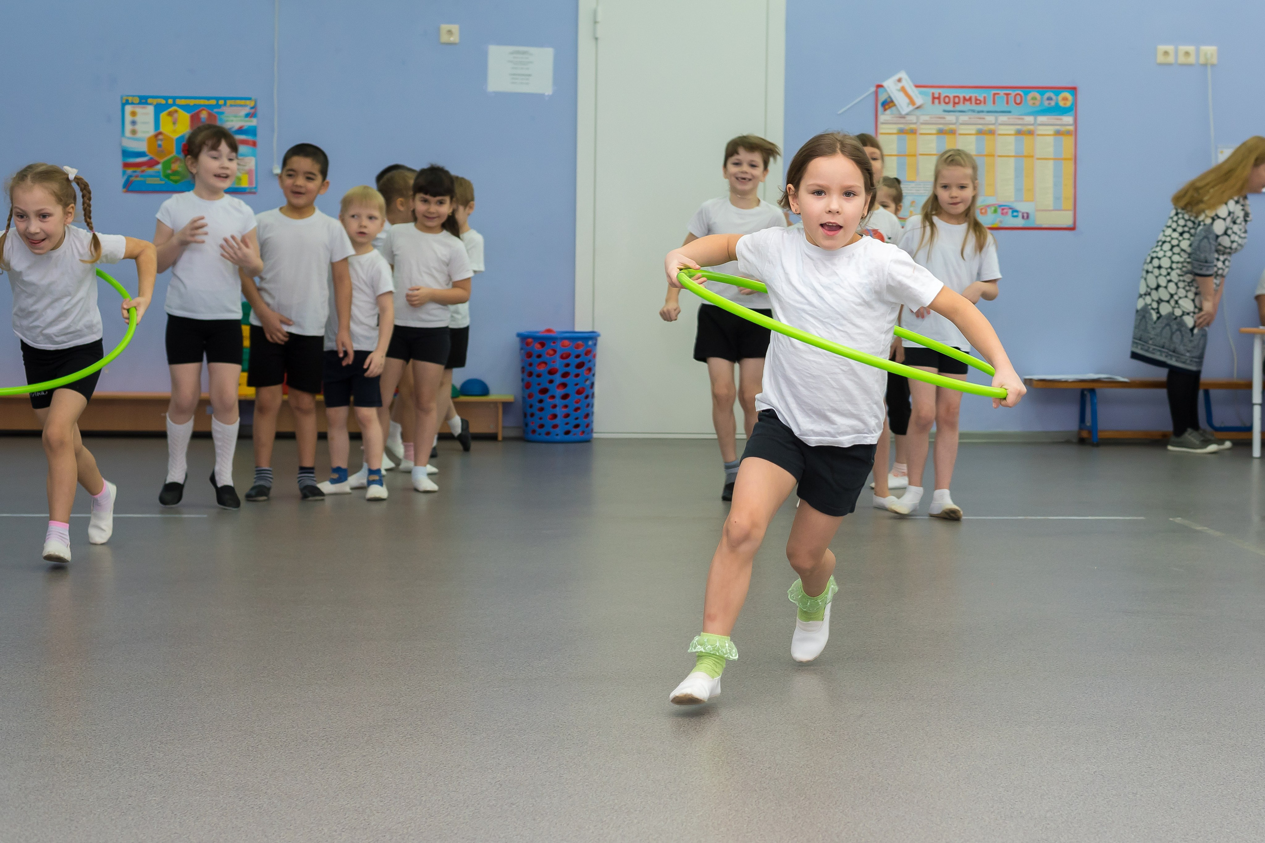 Фотосъёмка занятий физкультурой. Детский фотограф в Екатеринбурге и Берёзовском Евгений Кондаков