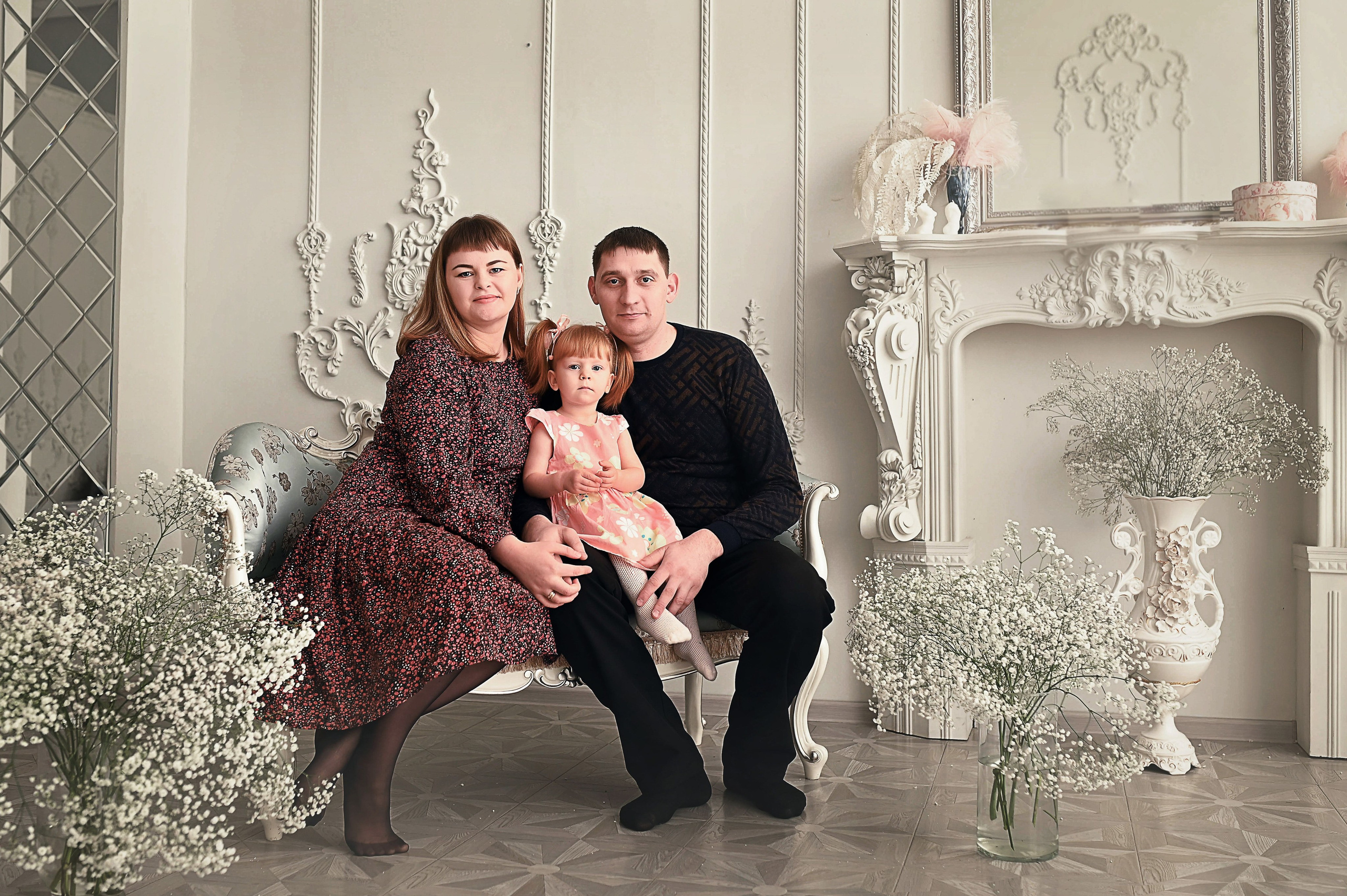 Аня, Алексей и Катюша. Фотографы крещения/венчания  Красноярск Татьяна и Вячеслав Переваловы