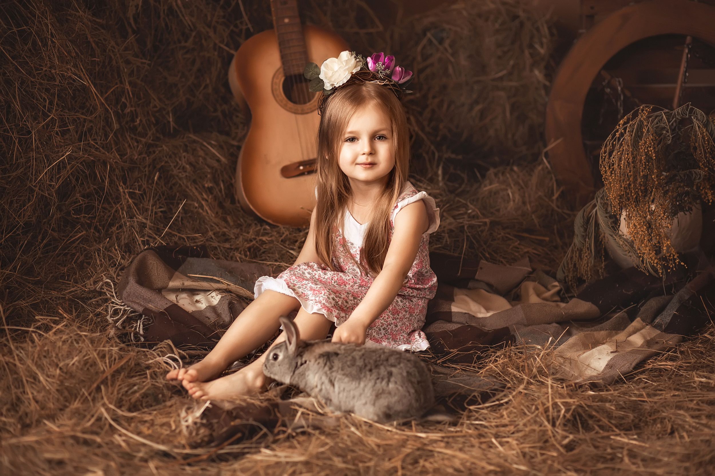 Съемка с козленком. Фотохудожник в Брянске Додонова Ольга