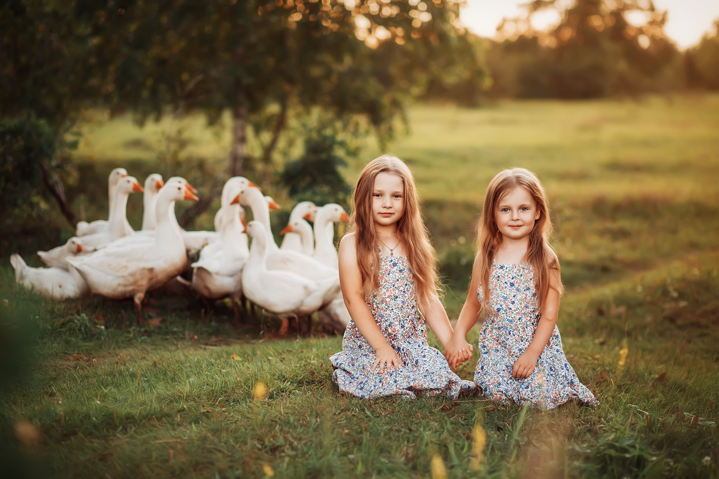 Дети и Гуси. Фотохудожник в Брянске Додонова Ольга