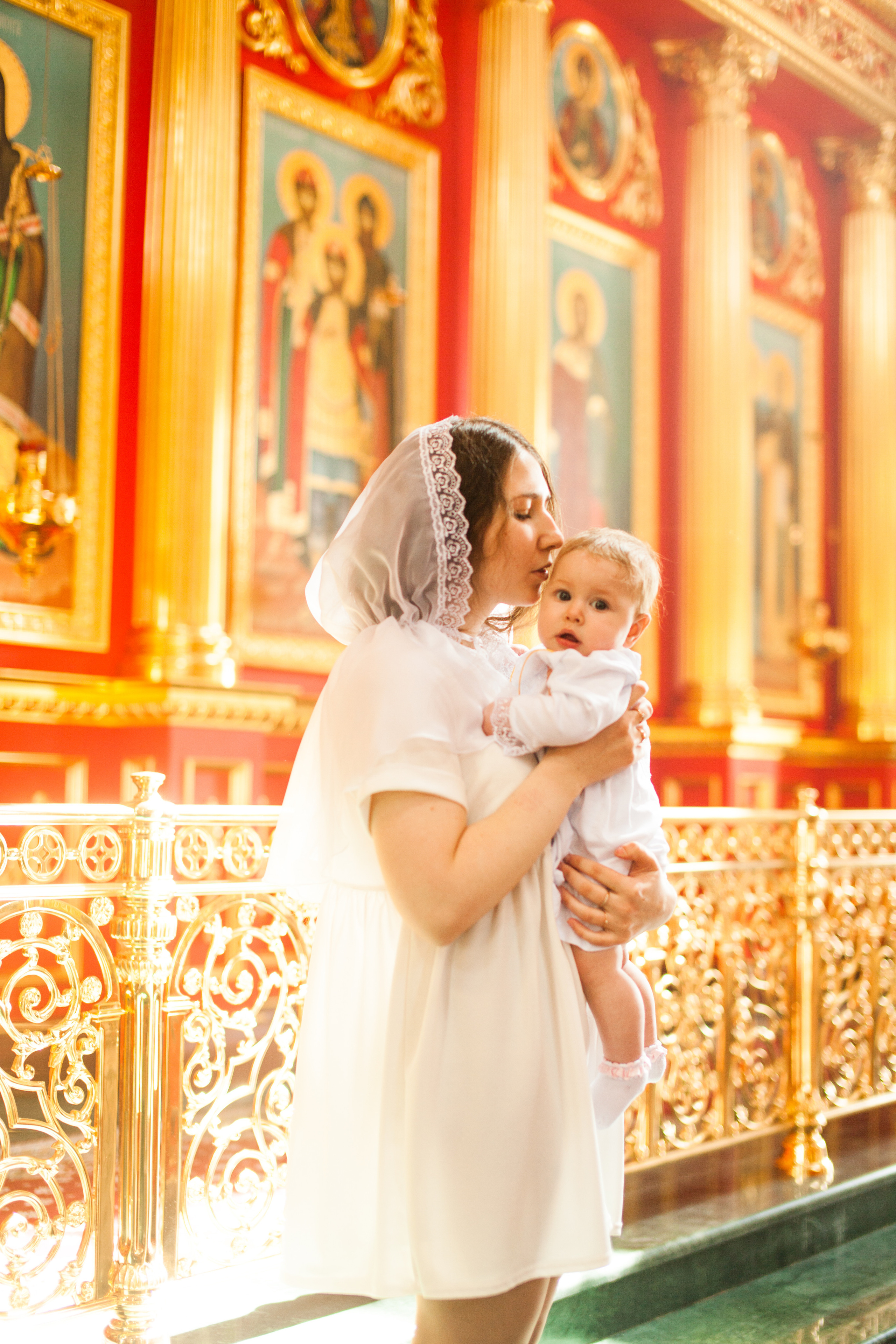 Крещение Василисы Храм Георгия Всеволодовича. Фотограф на крещение и венчание в Нижнем Новгороде.Свадебный Фотограф
