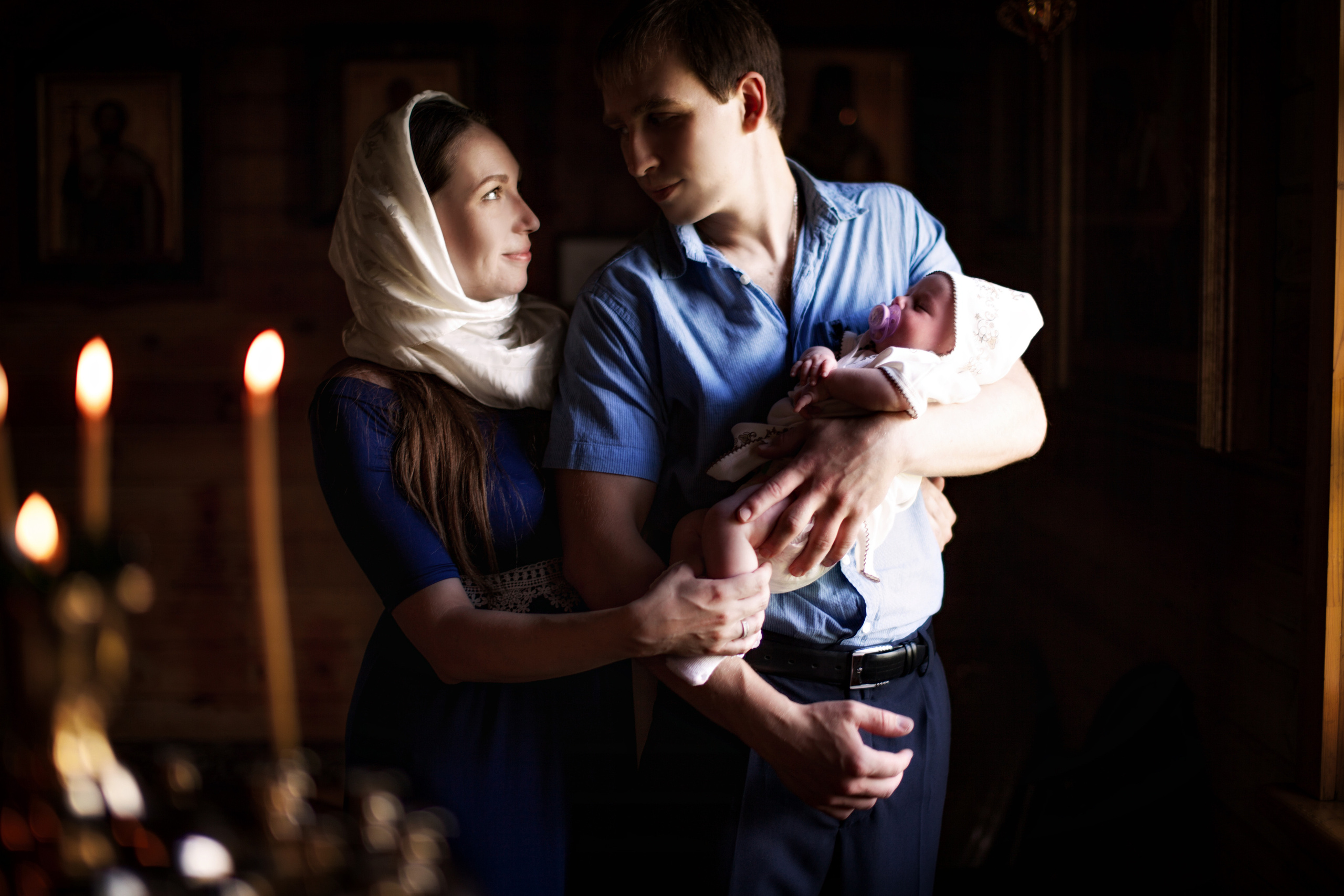 Крещение Евы. Фотограф на крещение и венчание в Нижнем Новгороде.Свадебный Фотограф