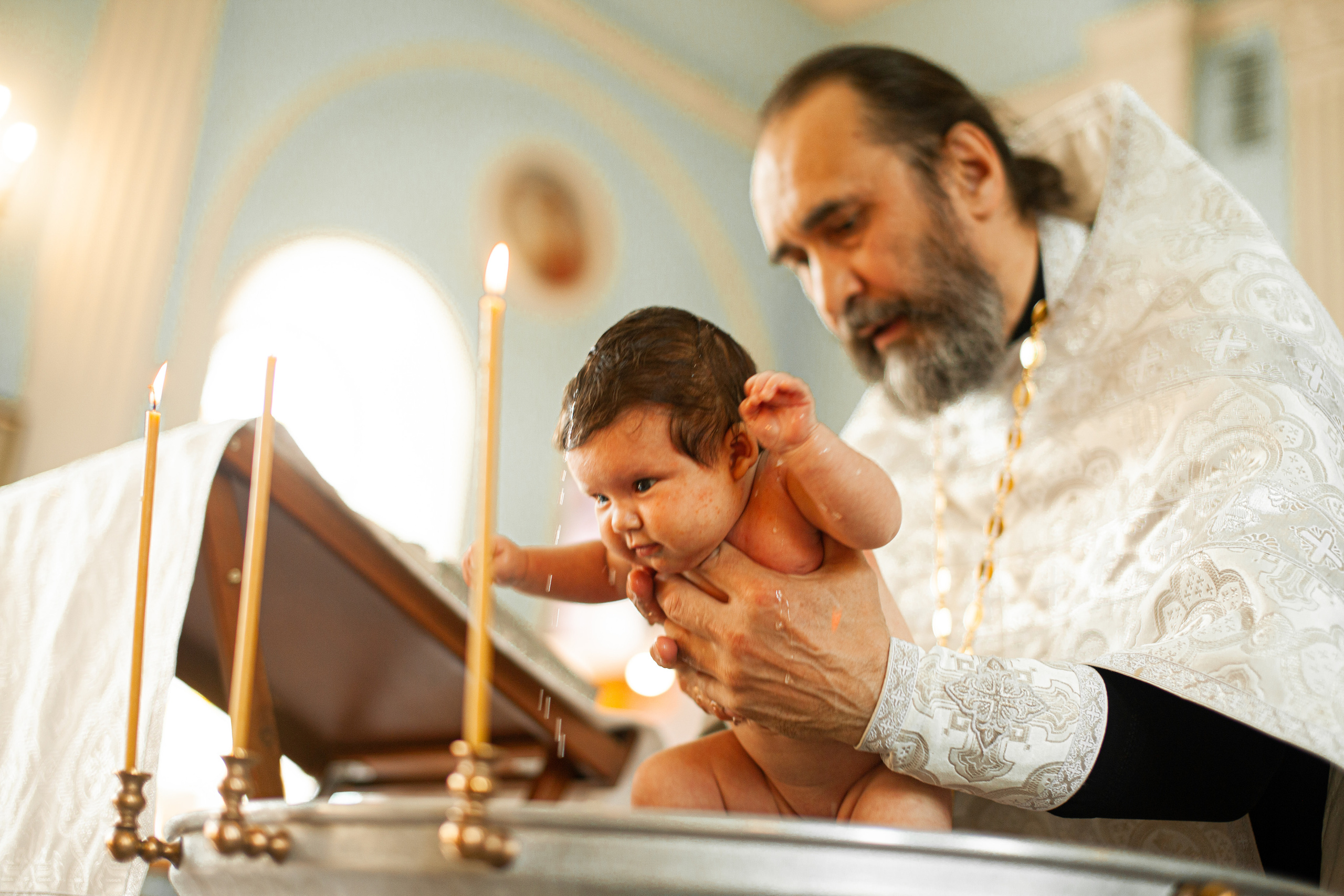 Крещение в Храме иконы Божией Матери «Всех скорбящих Радосте». Фотограф на крещение и венчание в Нижнем Новгороде.Свадебный Фотограф