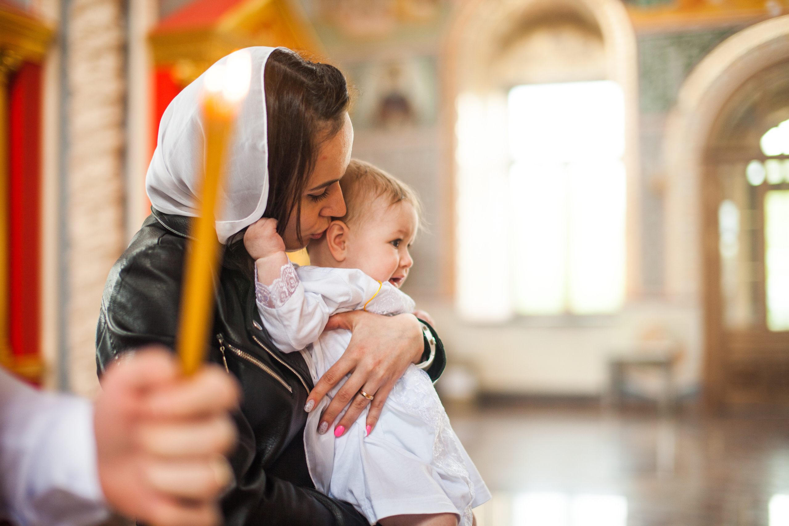 Крещение Василисы Храм Георгия Всеволодовича. Фотограф на крещение и венчание в Нижнем Новгороде.Свадебный Фотограф