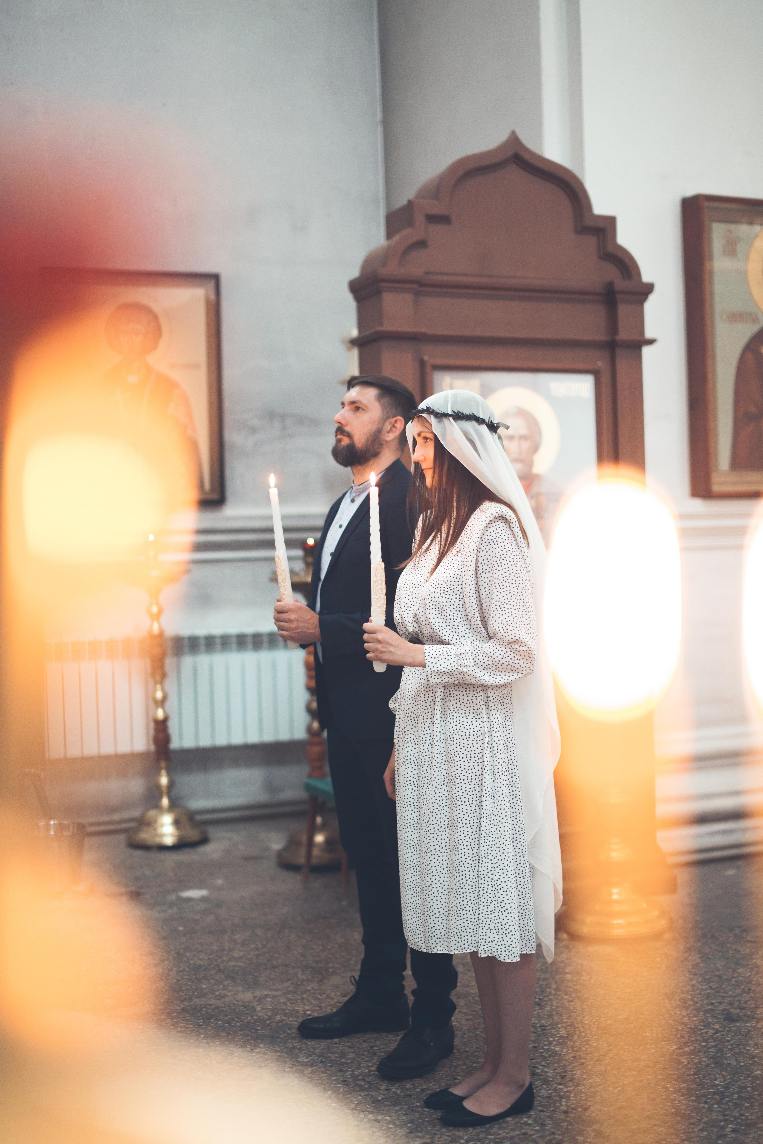 Венчание. Церковь Вознесения на Ильинке. Фотограф на крещение и венчание в Нижнем Новгороде.Свадебный Фотограф