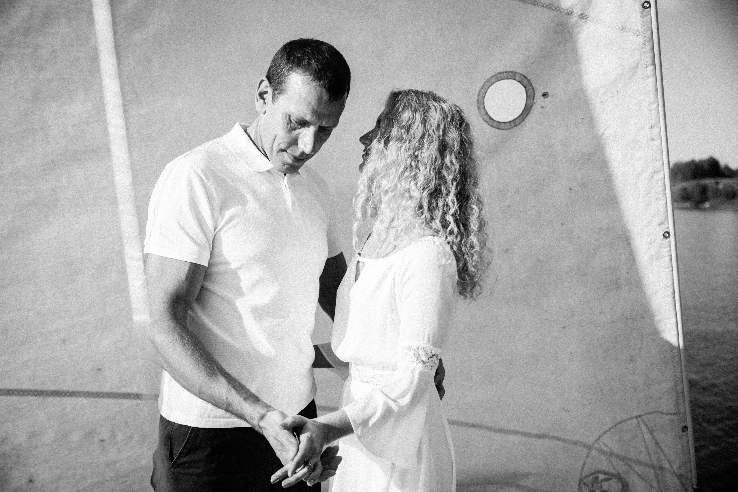 Love story на яхте. Фотограф на крещение и венчание в Нижнем Новгороде.Свадебный Фотограф