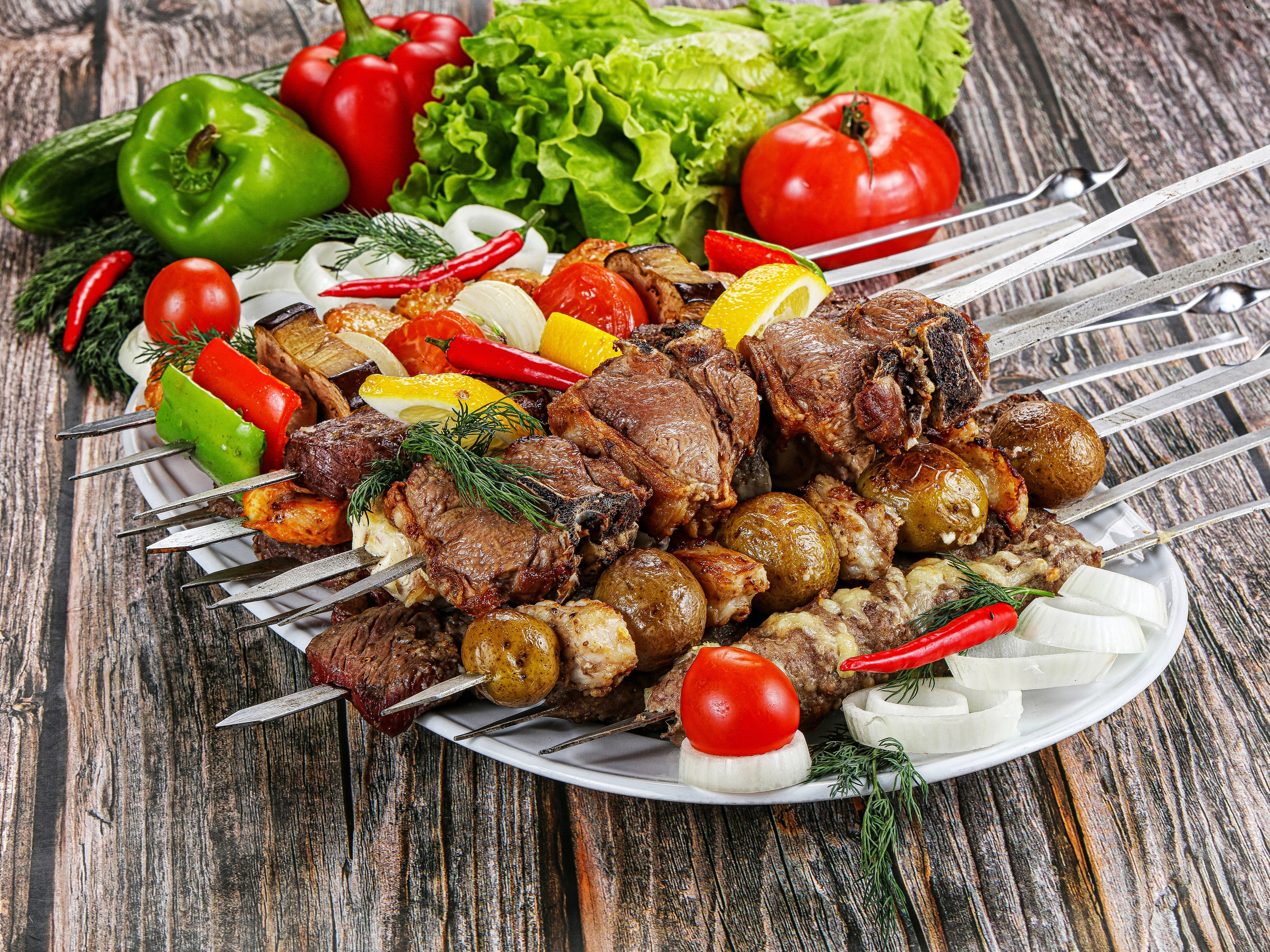 Съемка шашлыков и стейков. Фуд-фотограф Андрей Старостин — съемка еды в Москве. 9000 руб. в час