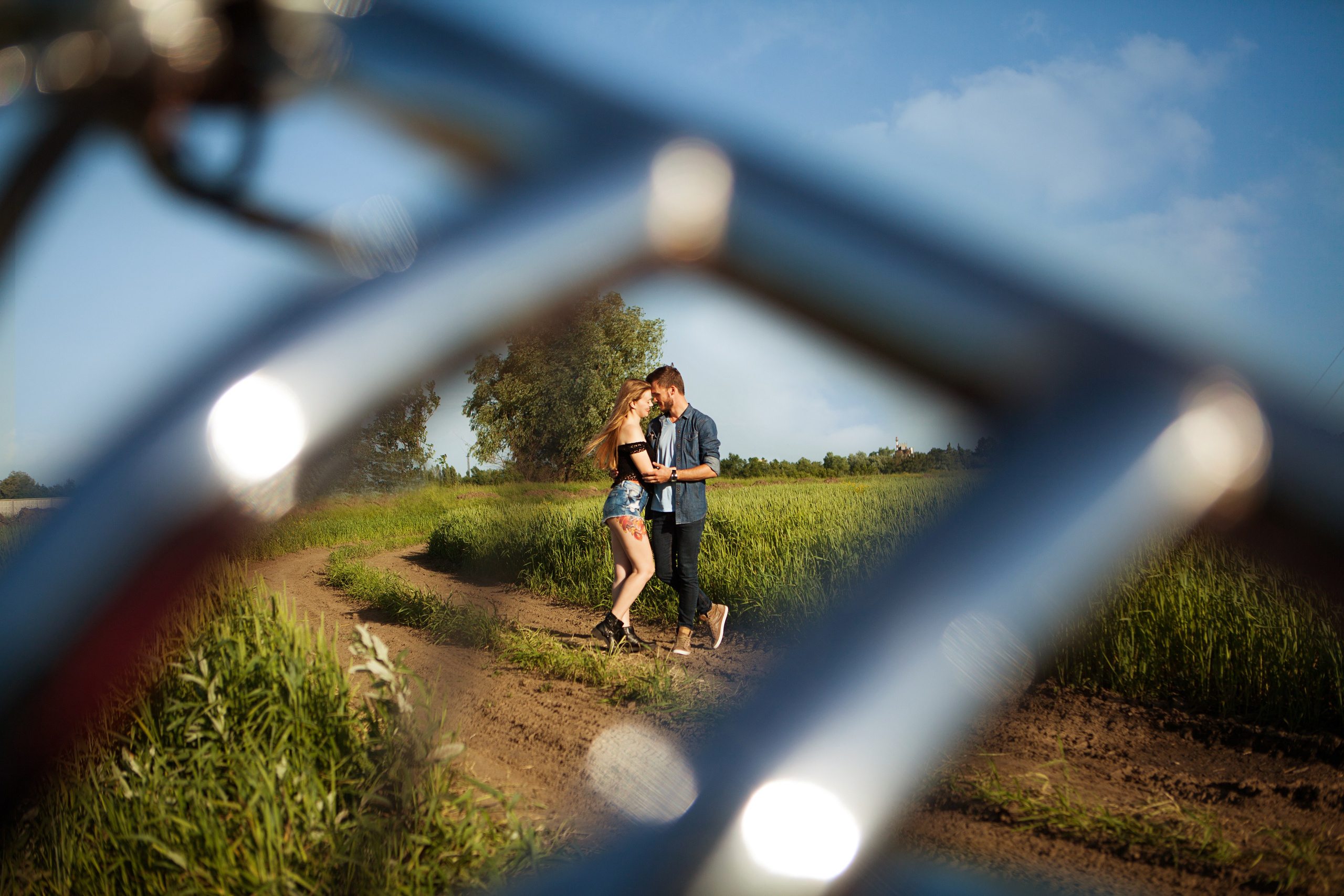 Сергей, Евгения и мотоцикл. Семейный и детский фотограф в Краснодаре Брусилова Марина