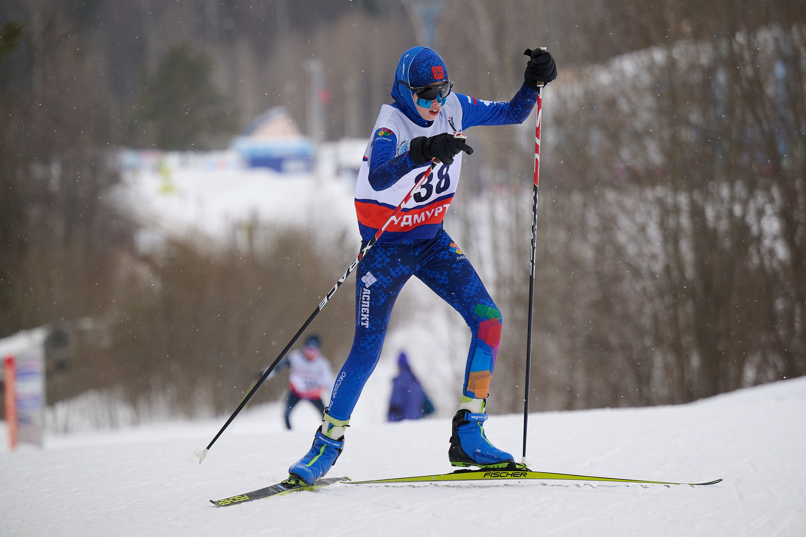 Всероссийские соревнования по лыжным гонкам «Пионерская правда». Ижевс. Спортивный репортажный фотограф в Ижевске Сергей Мерзляков