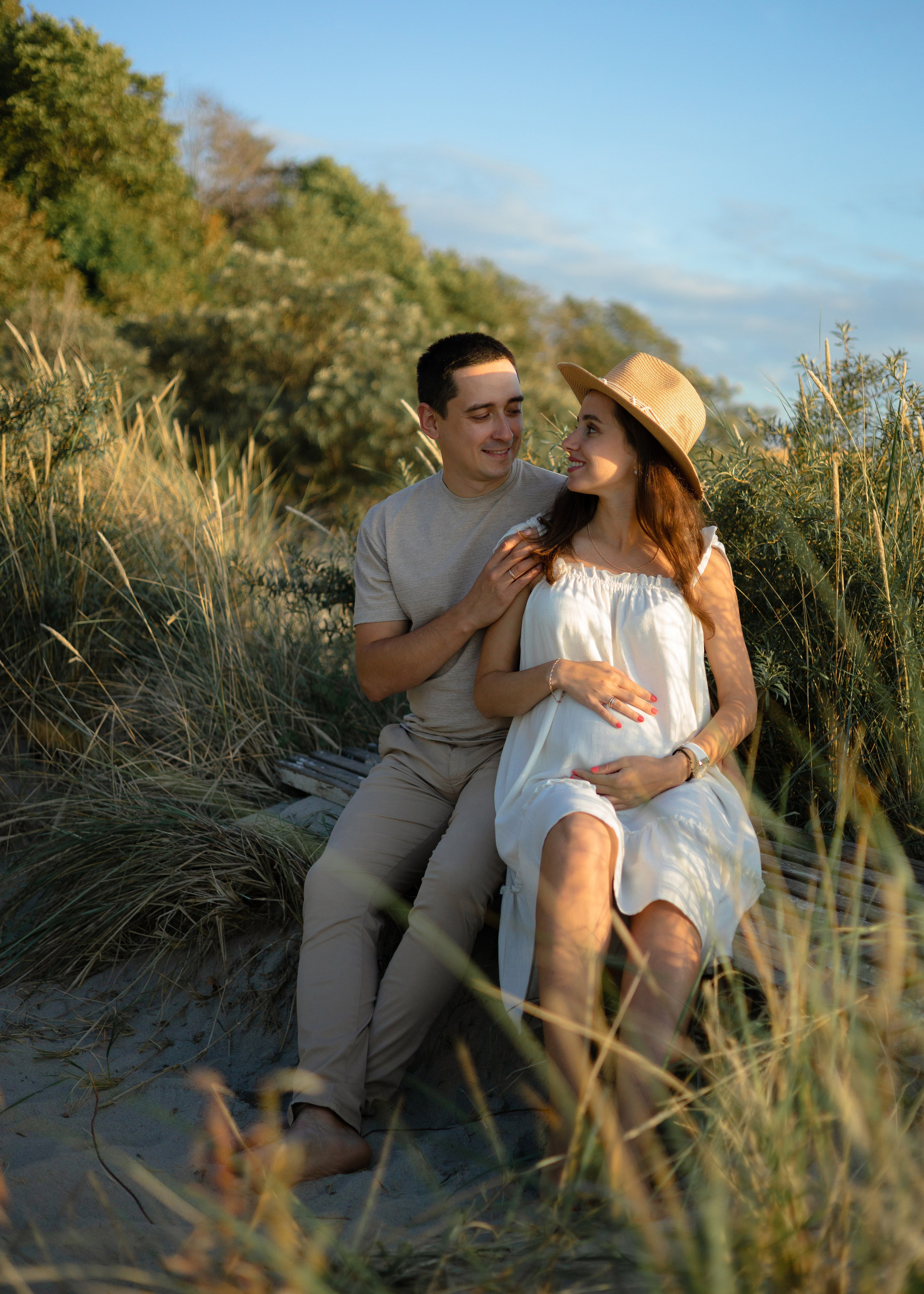 Фотосессия беременности на море. Свадебный фотограф в Калининграде Кристина Воскобойникова