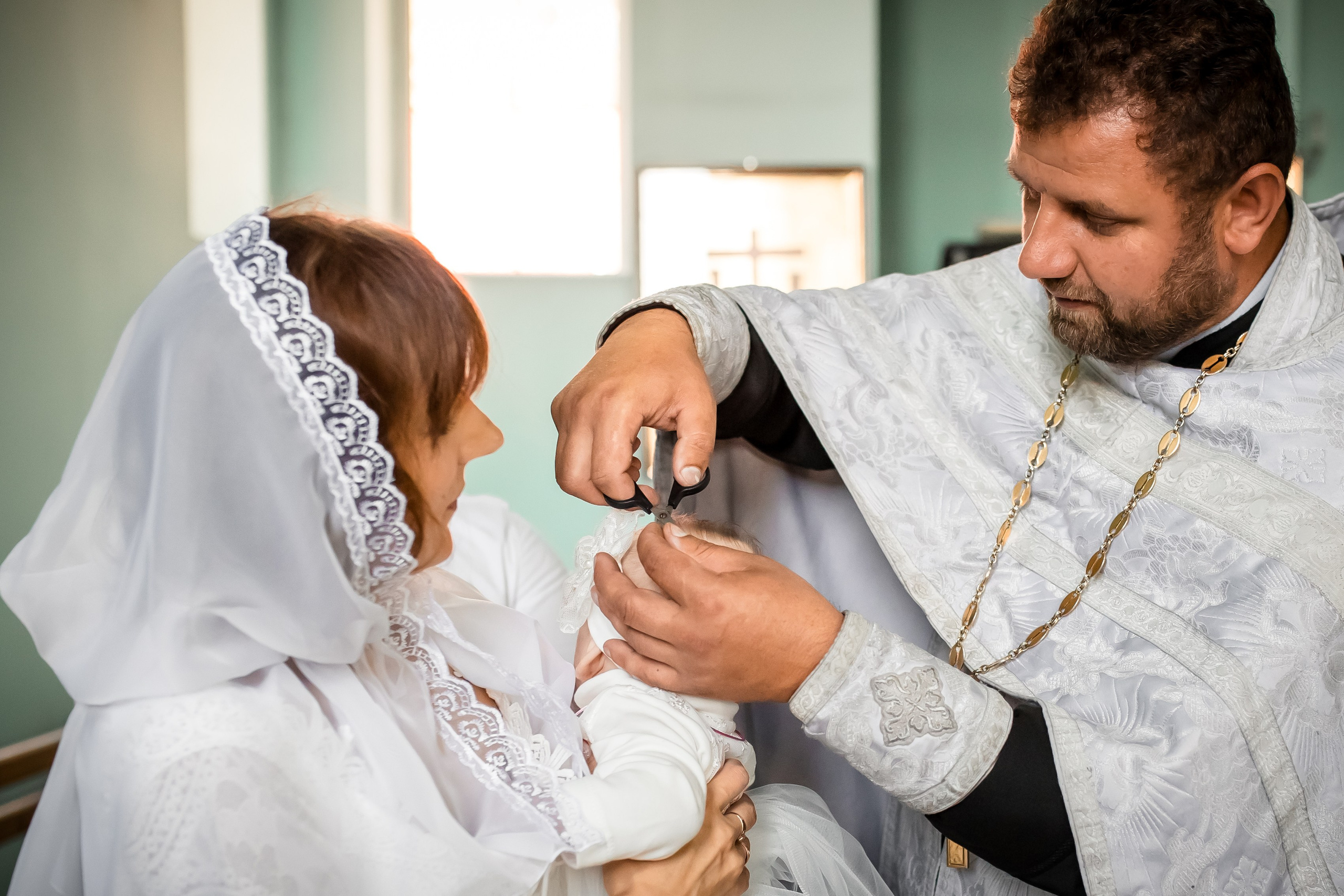 Крещение Милании и Эмилии