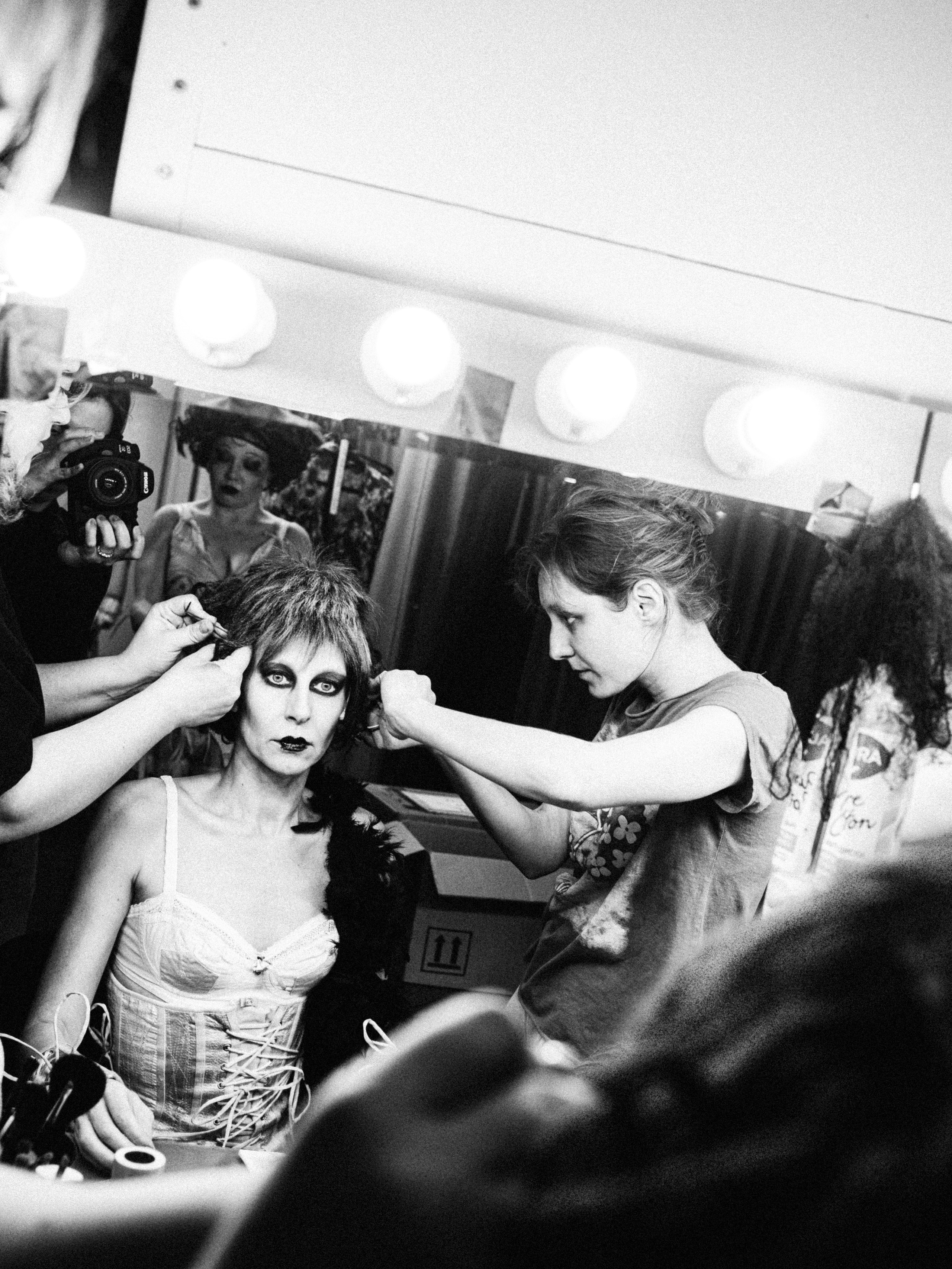 Theatre backstages. Portrait and backstage photographer Nina Crane