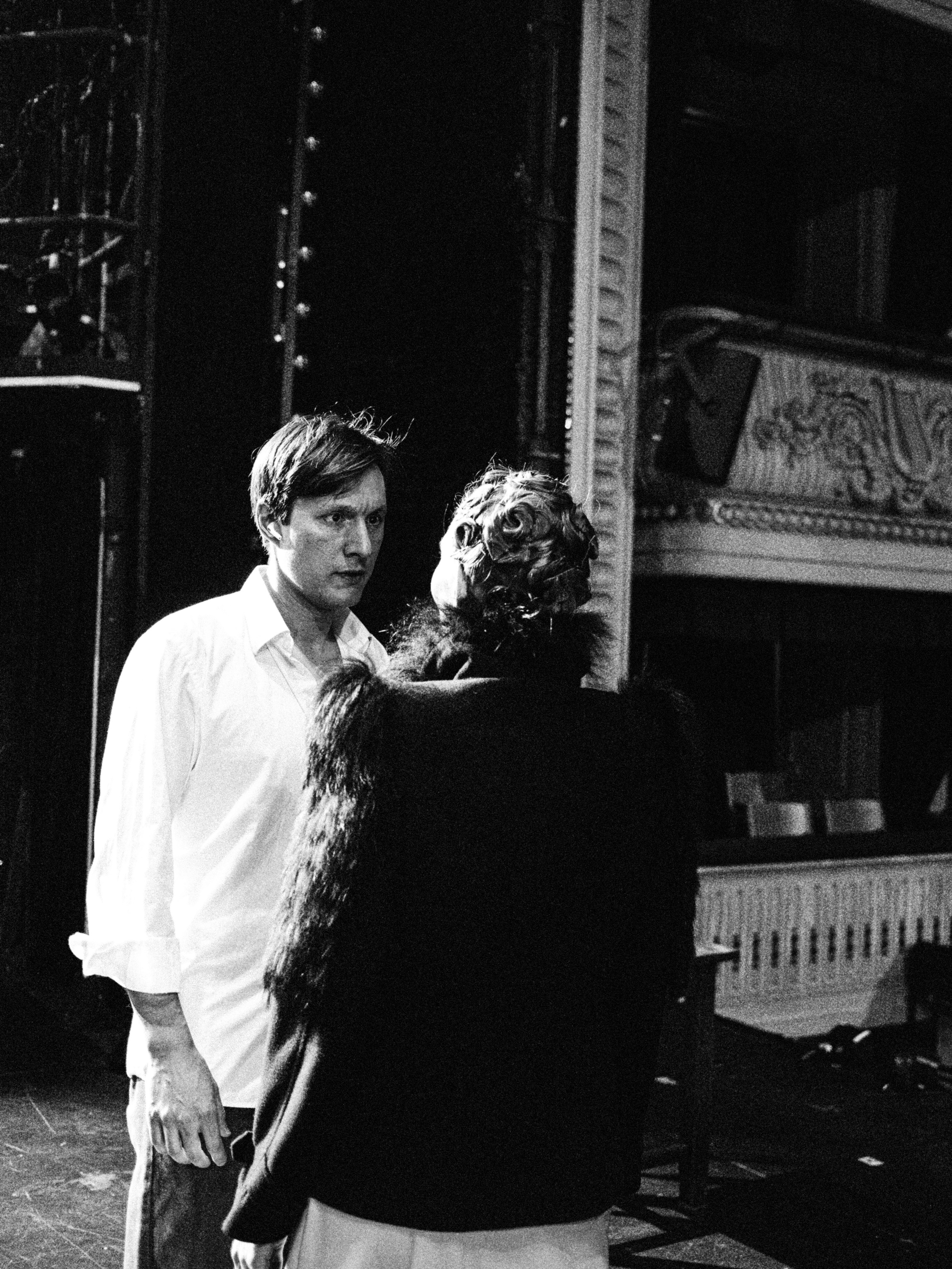 Theatre backstages. Portrait and backstage photographer Nina Crane