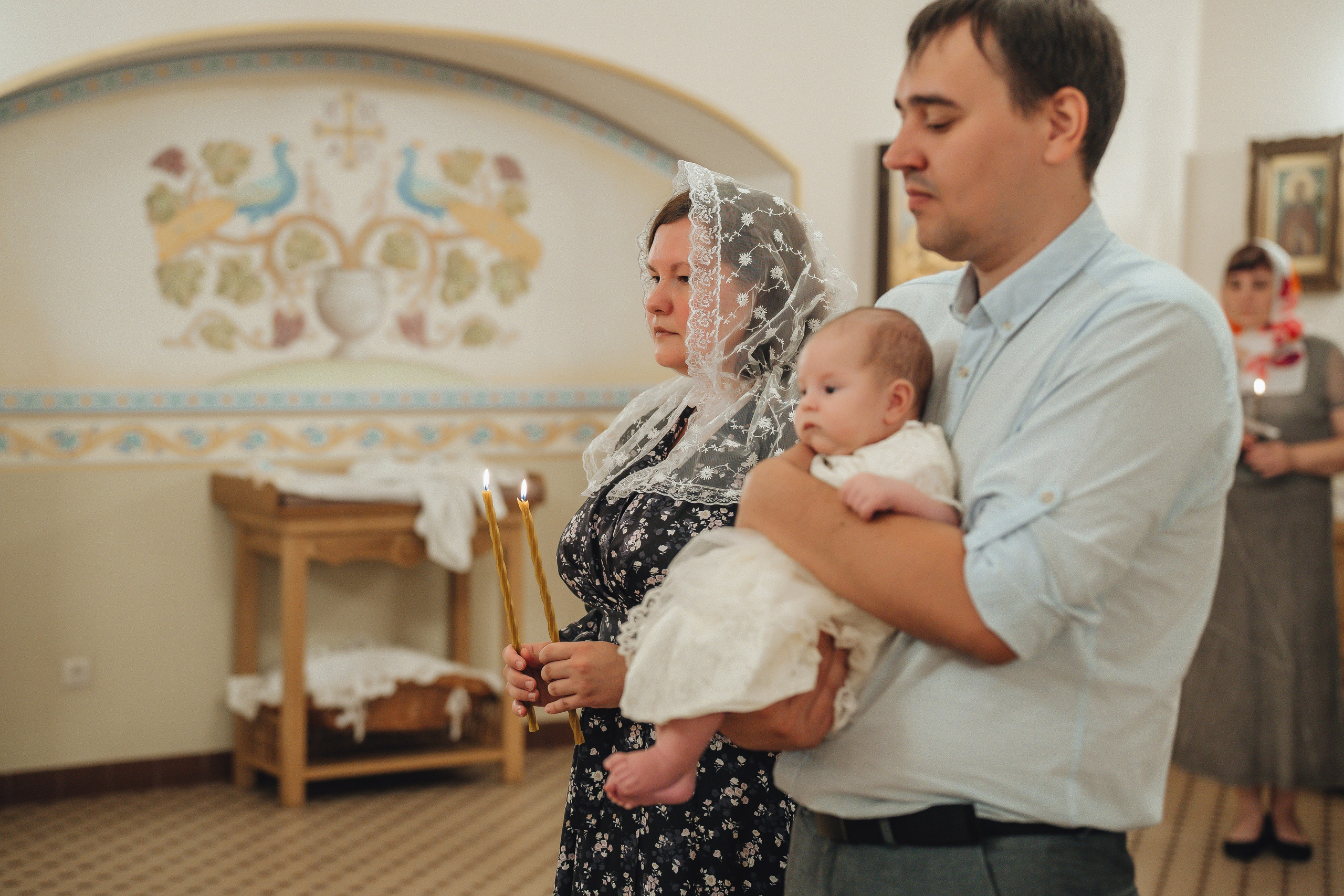 Крещение Ксении. Свадебный и семейный фотограф Пушкин Царское Село СПБ Питер Санкт-Петербург и Рязань Ольга Козлова