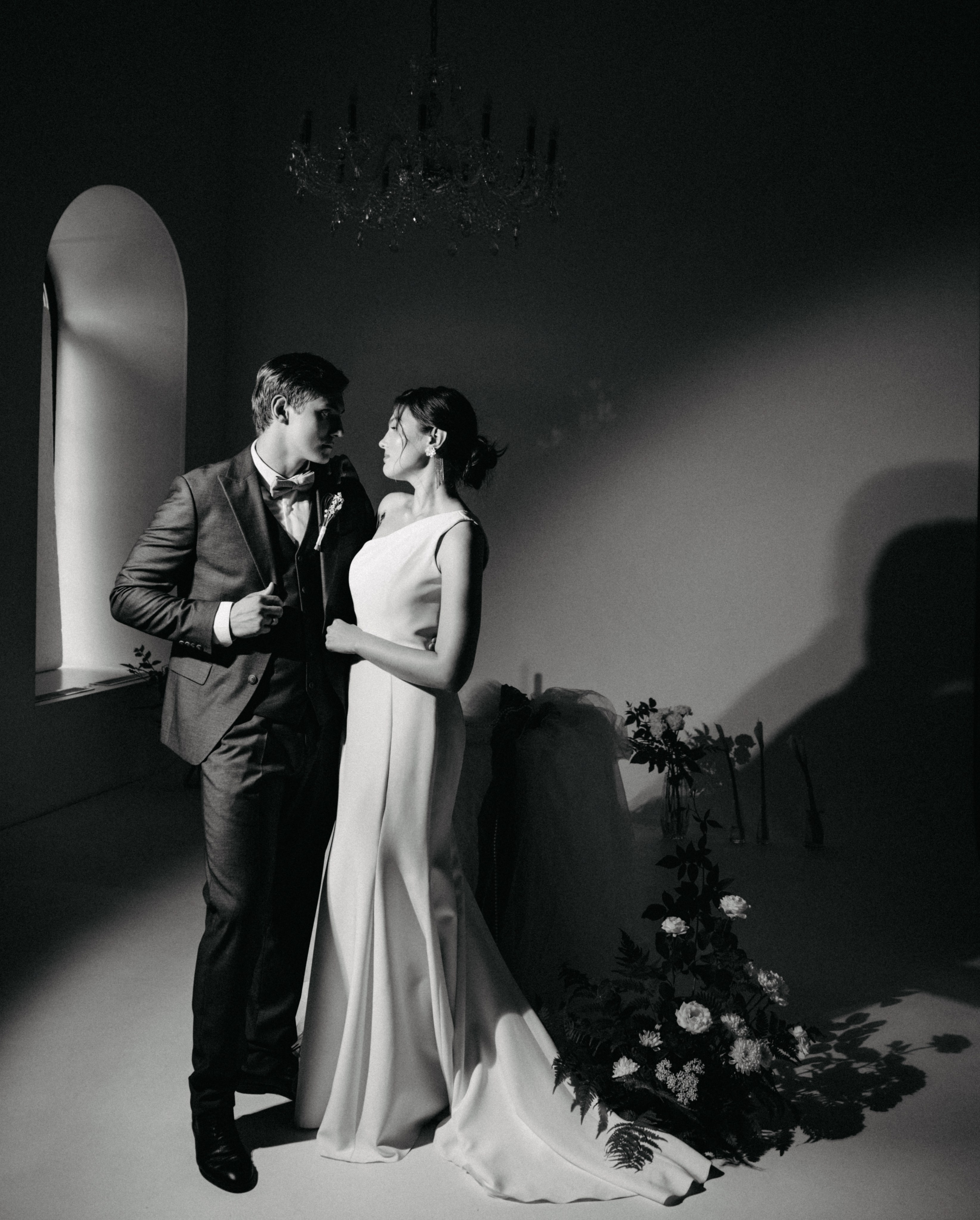 Свадебная История В Фотостудии Черно-Белое/Воркшоп. Фотограф в Красноярске Евдокимова Анастасия