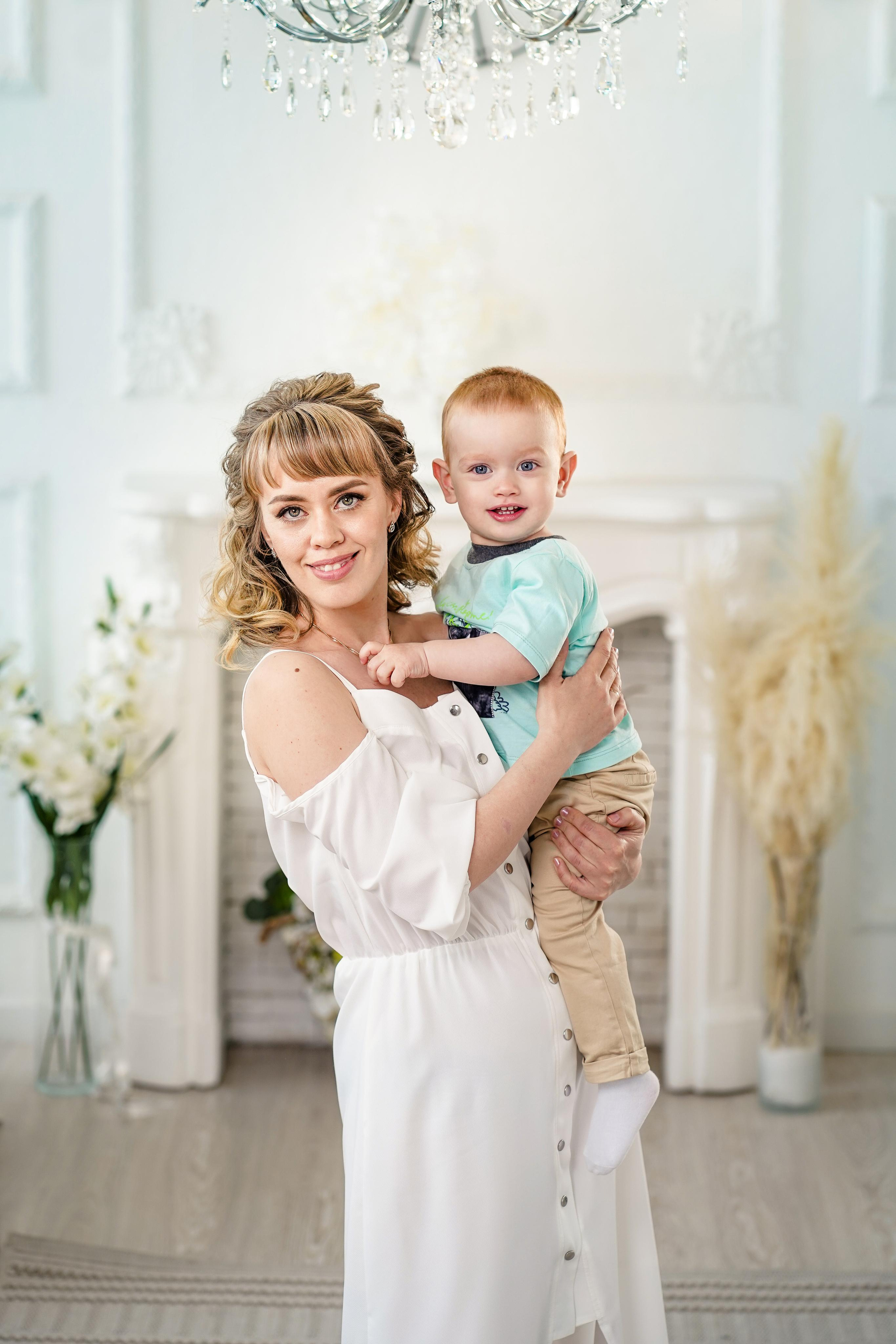 Семья в фотостудии. Семейный и портретный фотограф в Екатеринбурге Анна Лобанова