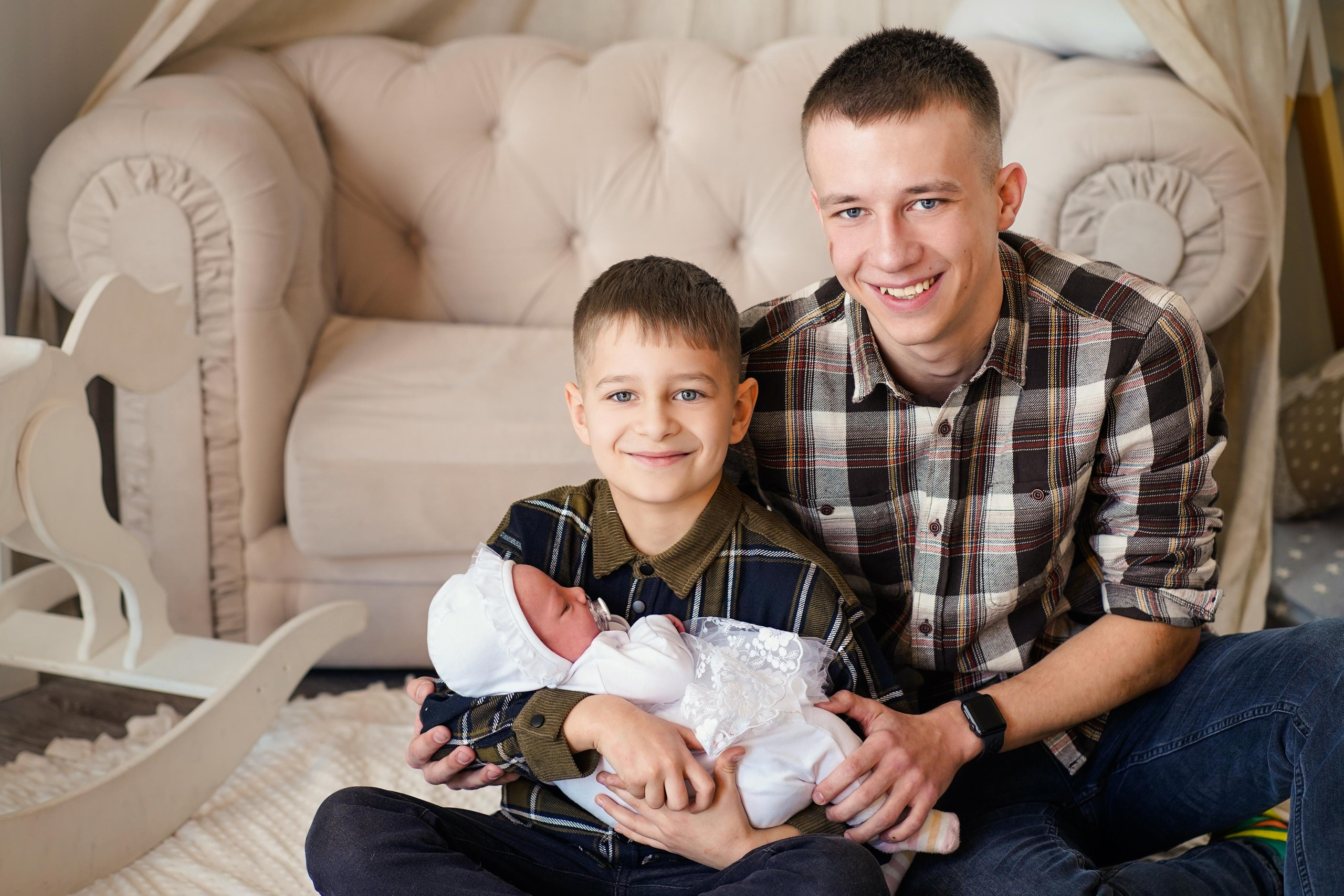 Семейная фотосессия в честь рождения дочки. Семейный и портретный фотограф в Екатеринбурге Анна Лобанова