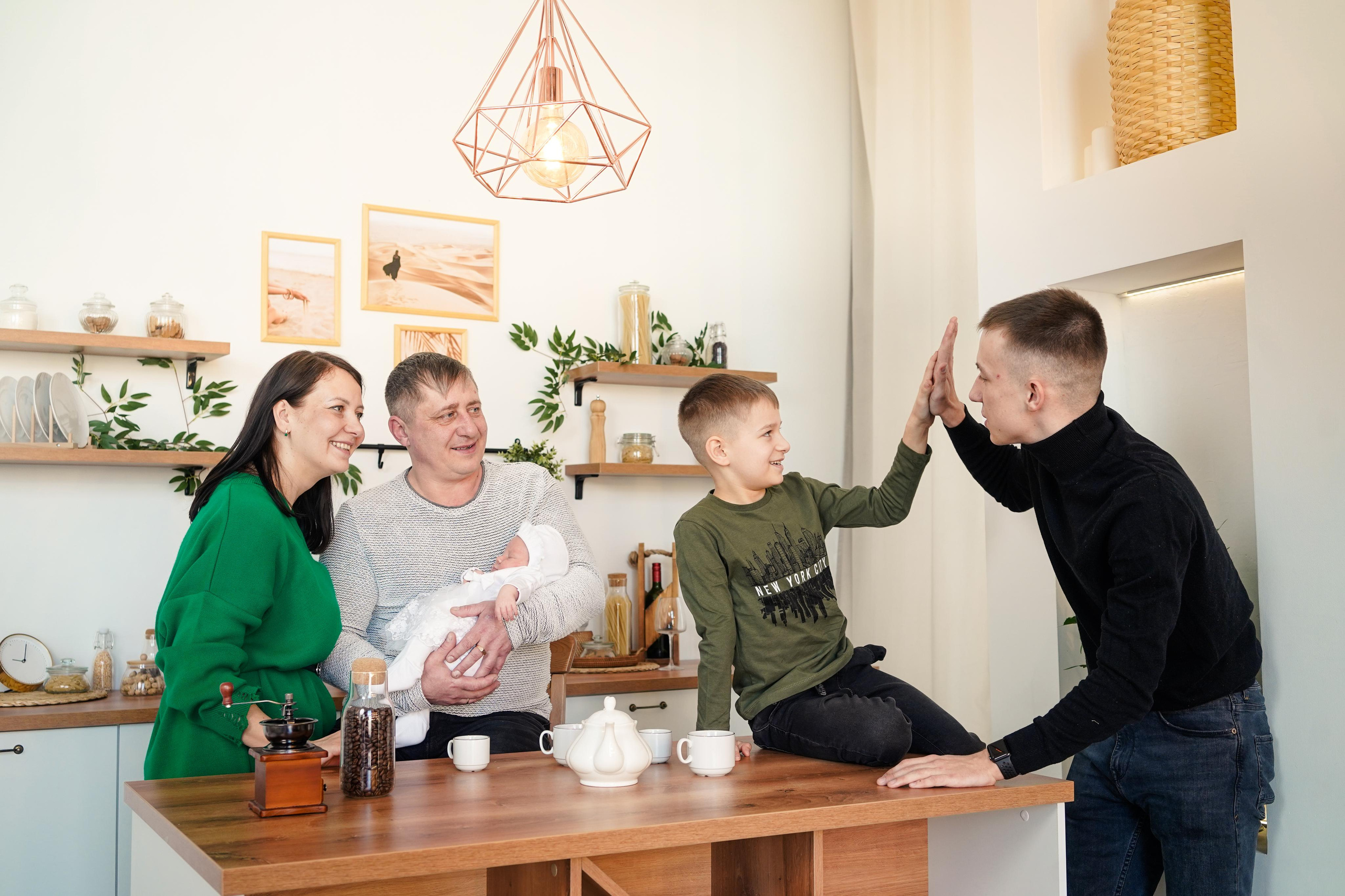 Семейная фотосессия в честь рождения дочки. Семейный и портретный фотограф в Екатеринбурге Анна Лобанова