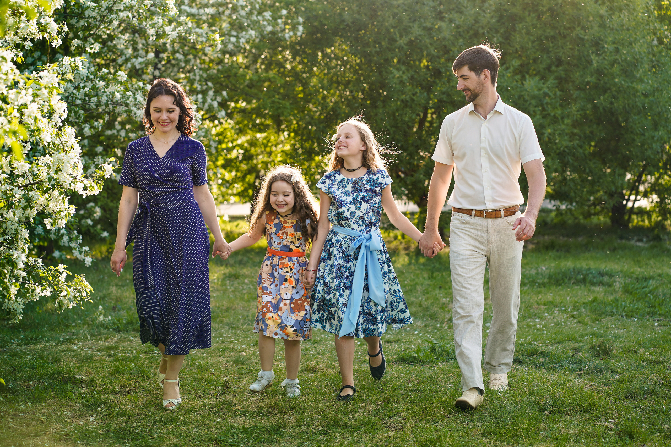 Вечерняя семейная фотосессия 30 мин. Семейный и портретный фотограф в Екатеринбурге Анна Лобанова