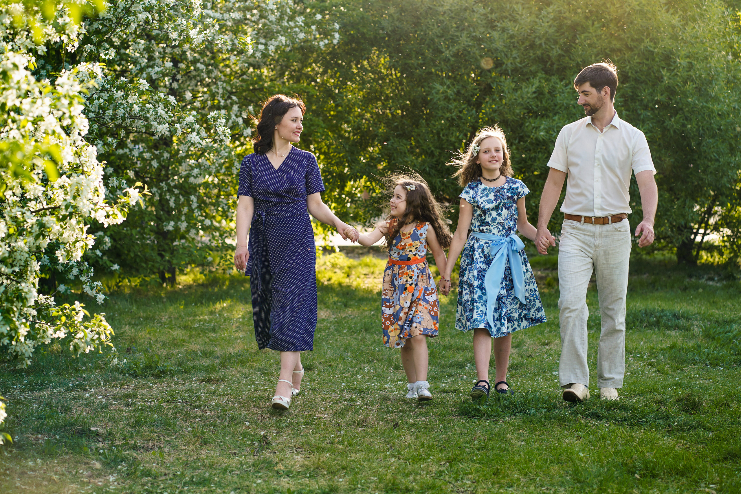 Вечерняя семейная фотосессия 30 мин. Семейный и портретный фотограф в Екатеринбурге Анна Лобанова