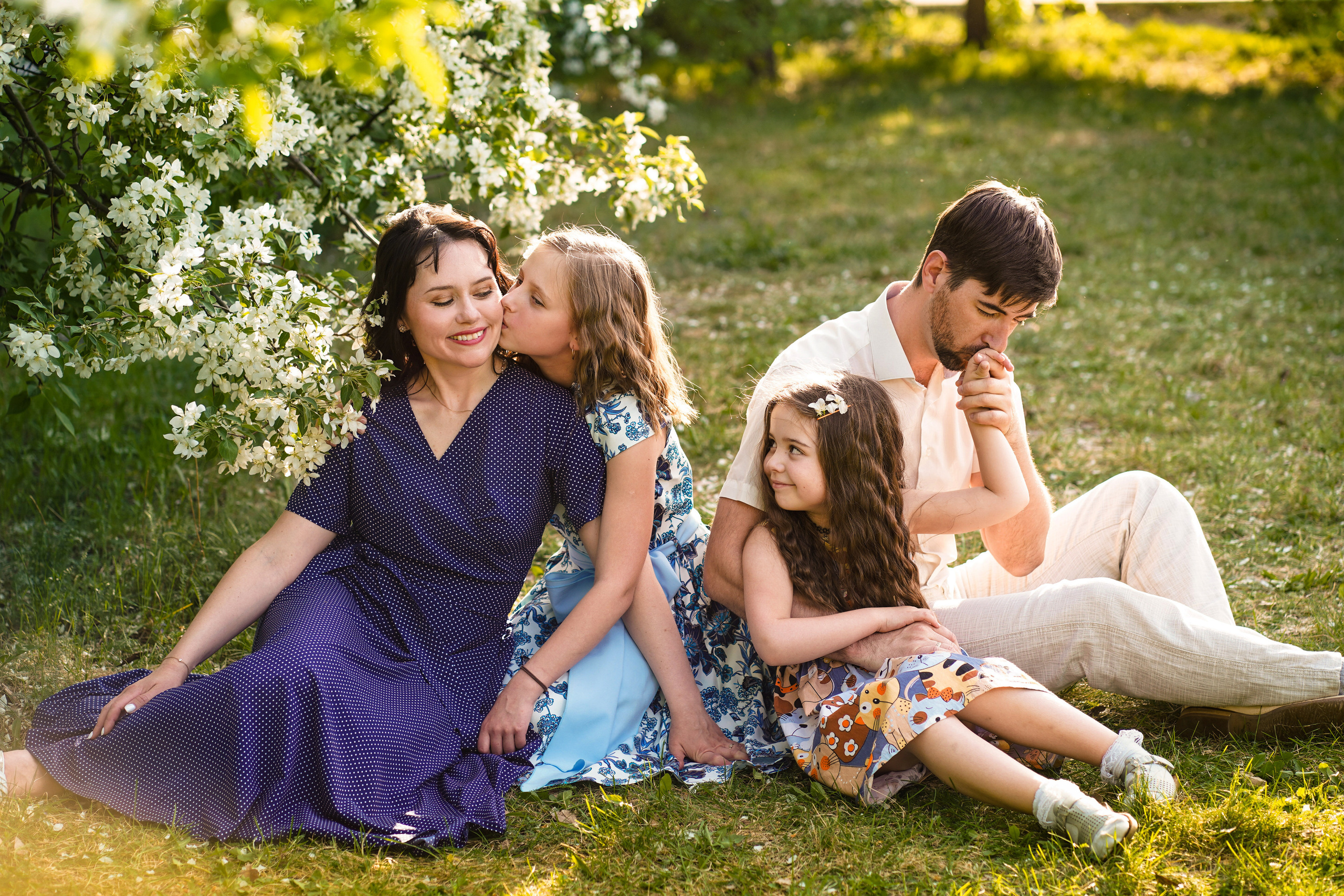 Вечерняя семейная фотосессия 30 мин. Семейный и портретный фотограф в Екатеринбурге Анна Лобанова